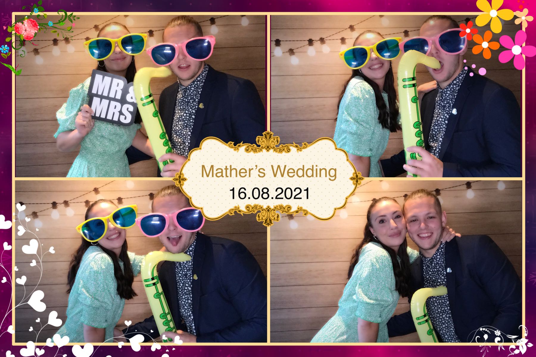 Aiden & Mollie's Wedding | View more photos from the event at gallery.omegaphotobooths.co.uk/u/Omega-Photobooths/Aiden-Mollies-Wedding