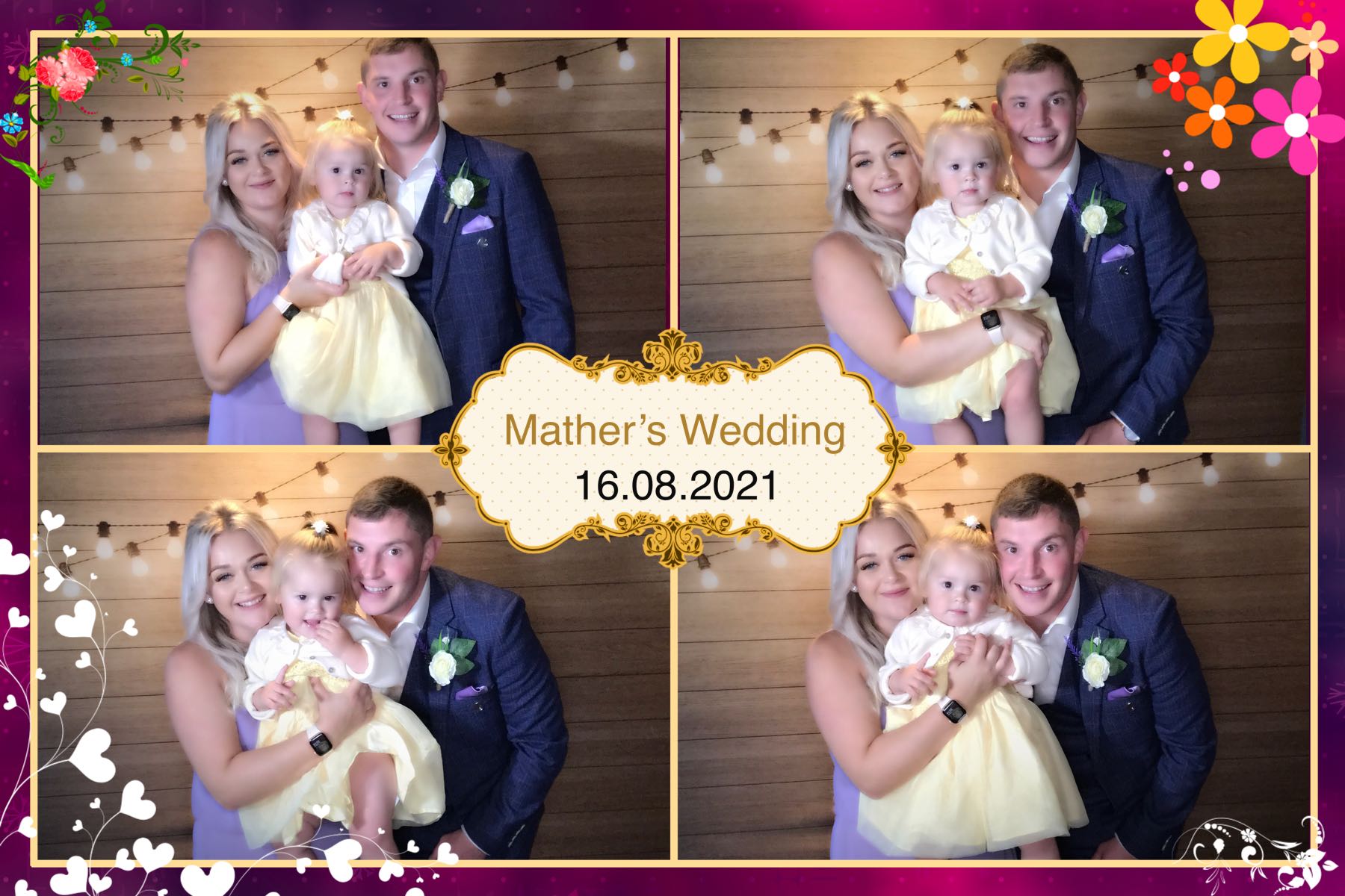 Aiden & Mollie's Wedding | View more photos from the event at gallery.omegaphotobooths.co.uk/u/Omega-Photobooths/Aiden-Mollies-Wedding