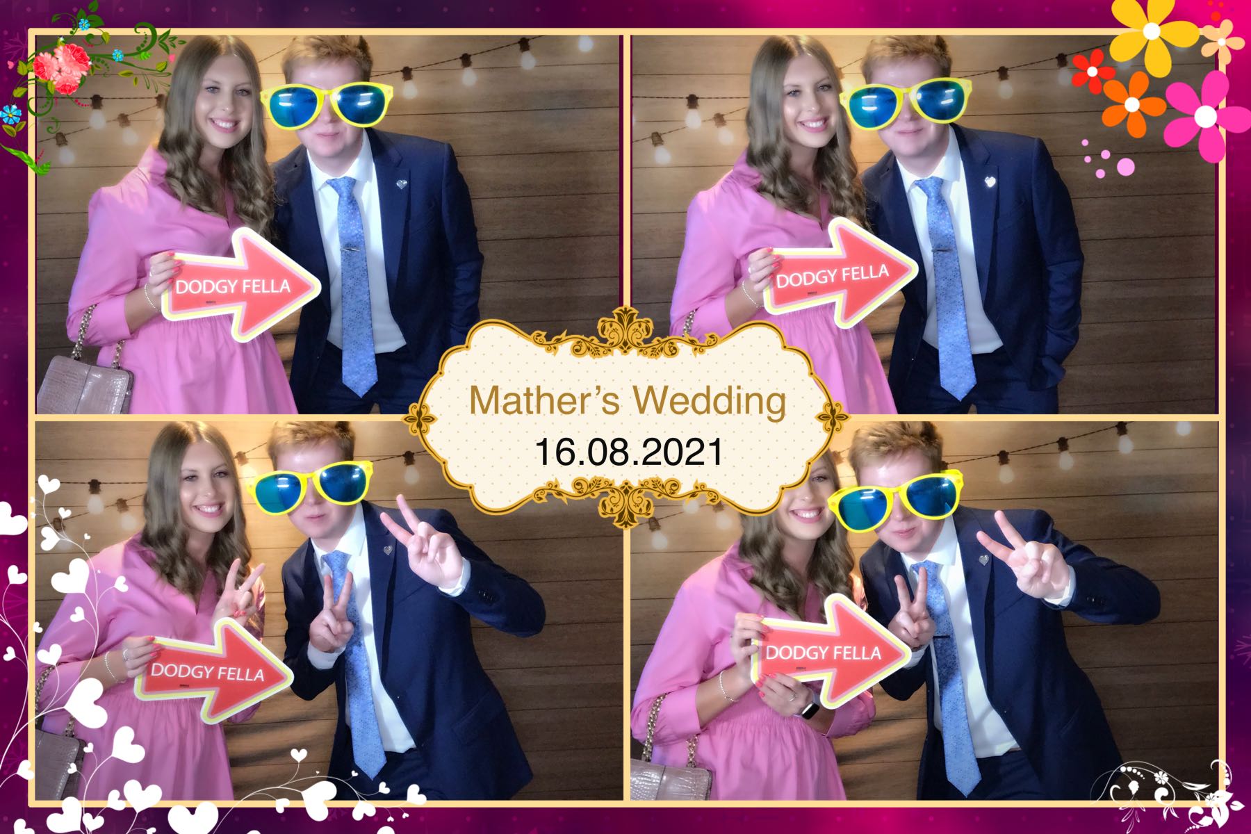 Aiden & Mollie's Wedding | View more photos from the event at gallery.omegaphotobooths.co.uk/u/Omega-Photobooths/Aiden-Mollies-Wedding