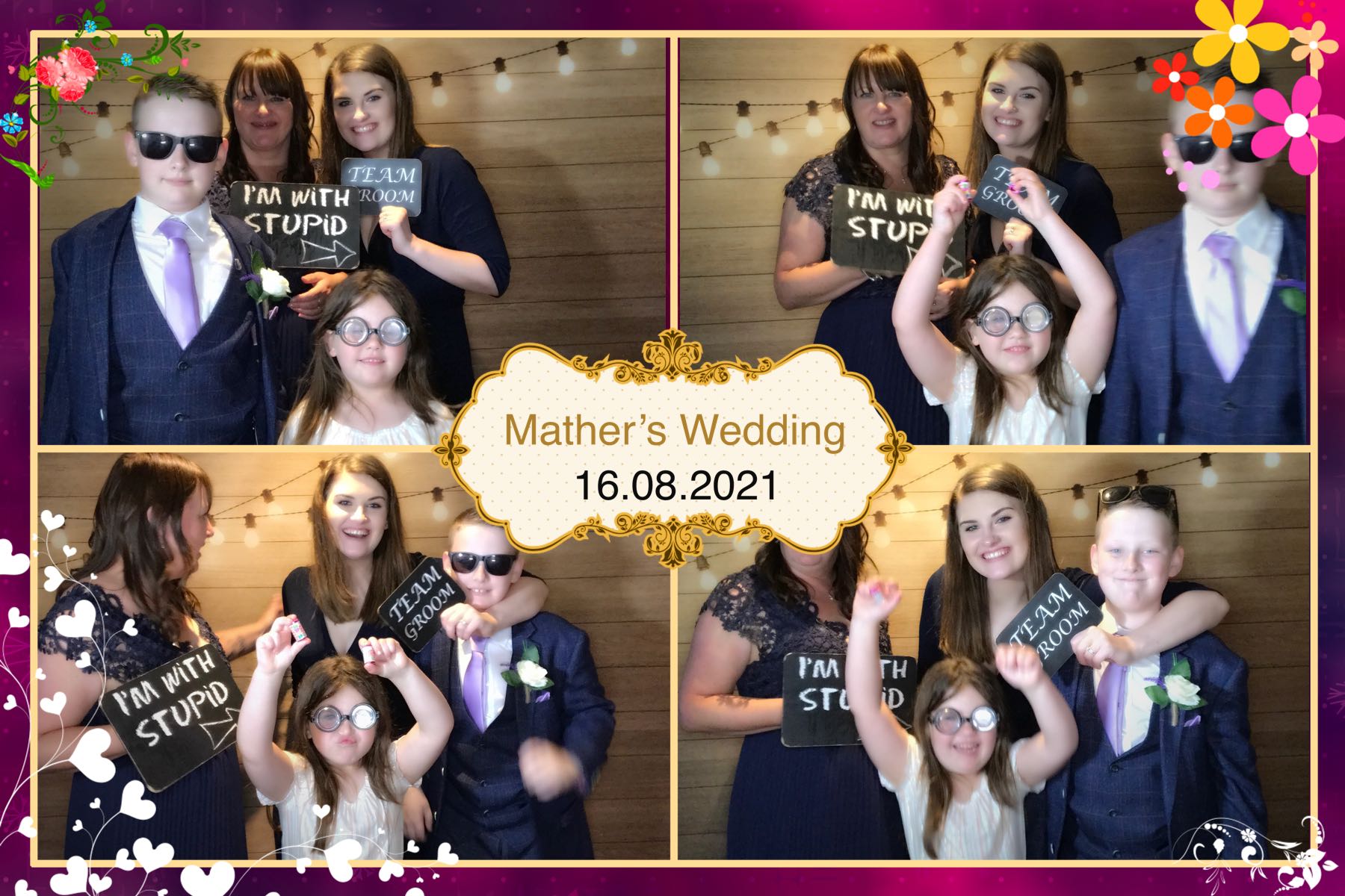 Aiden & Mollie's Wedding | View more photos from the event at gallery.omegaphotobooths.co.uk/u/Omega-Photobooths/Aiden-Mollies-Wedding