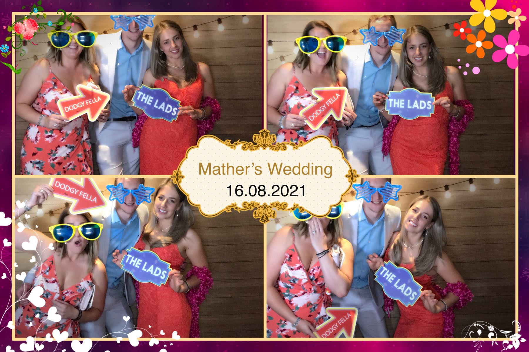 Aiden & Mollie's Wedding | View more photos from the event at gallery.omegaphotobooths.co.uk/u/Omega-Photobooths/Aiden-Mollies-Wedding