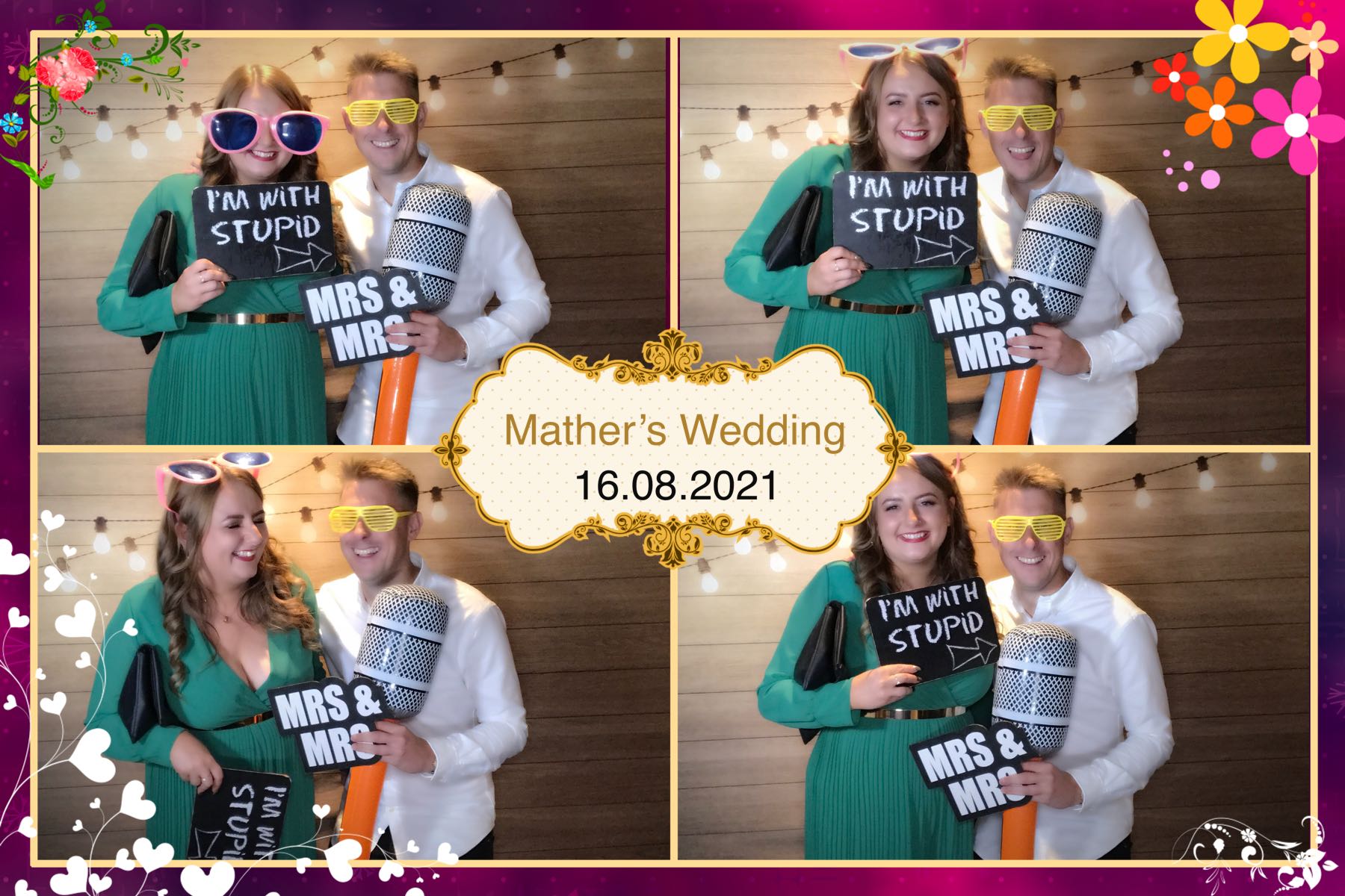 Aiden & Mollie's Wedding | View more photos from the event at gallery.omegaphotobooths.co.uk/u/Omega-Photobooths/Aiden-Mollies-Wedding