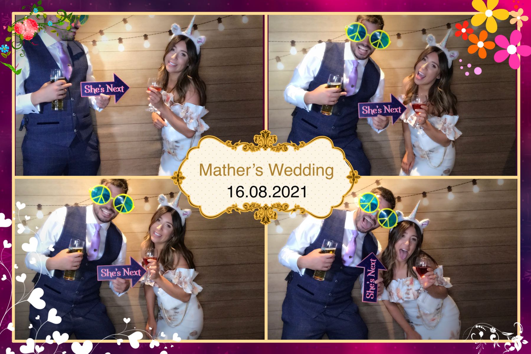 Aiden & Mollie's Wedding | View more photos from the event at gallery.omegaphotobooths.co.uk/u/Omega-Photobooths/Aiden-Mollies-Wedding