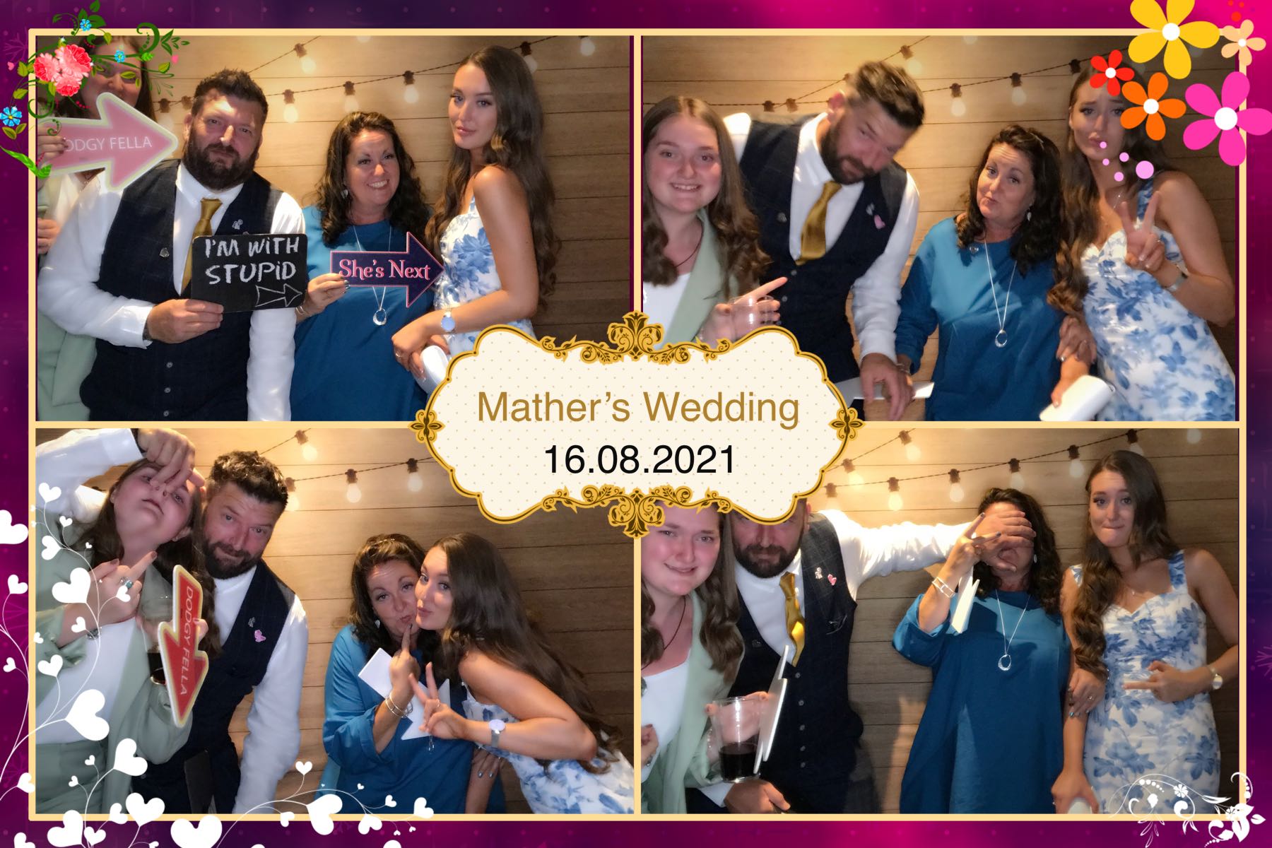 Aiden & Mollie's Wedding | View more photos from the event at gallery.omegaphotobooths.co.uk/u/Omega-Photobooths/Aiden-Mollies-Wedding