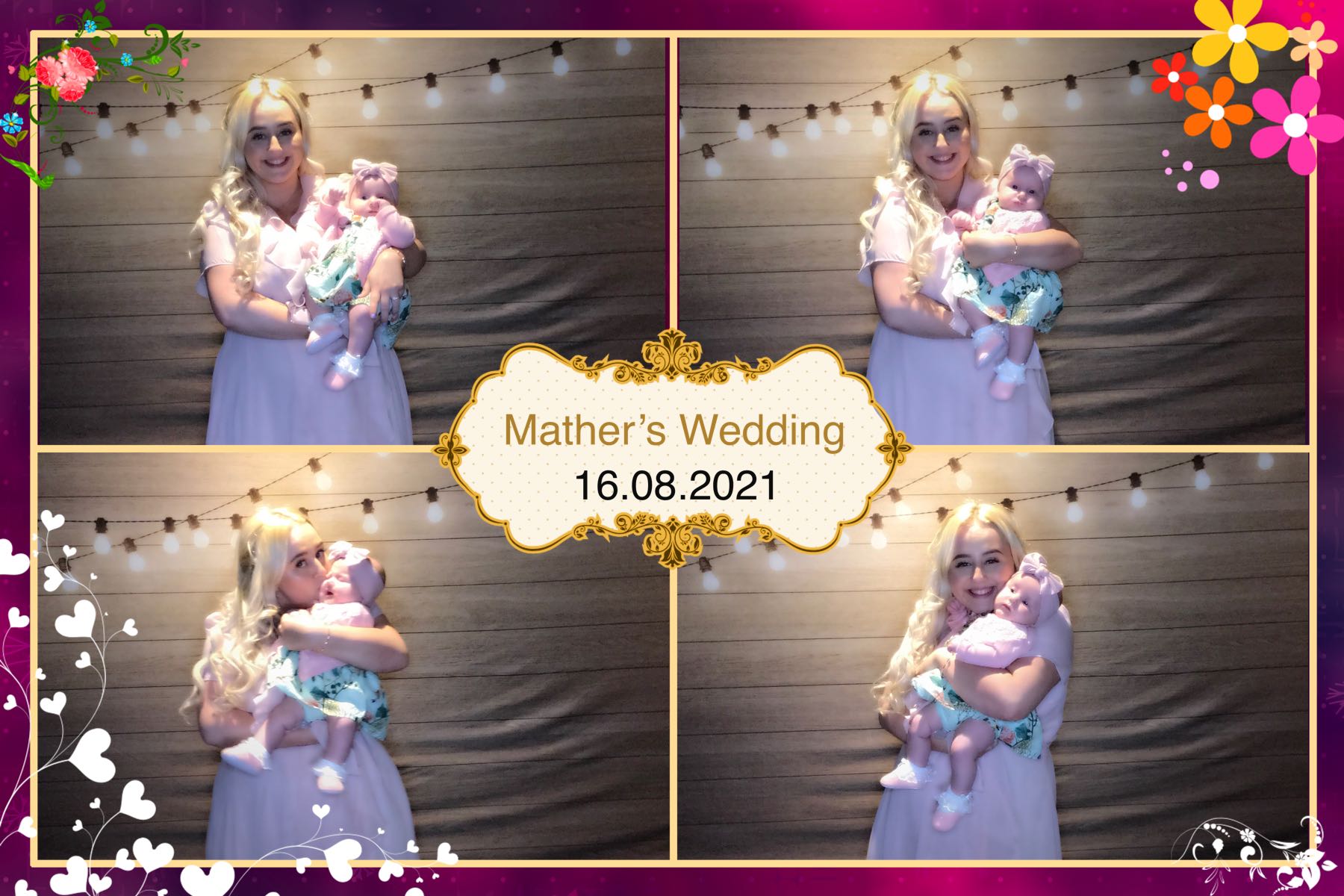 Aiden & Mollie's Wedding | View more photos from the event at gallery.omegaphotobooths.co.uk/u/Omega-Photobooths/Aiden-Mollies-Wedding