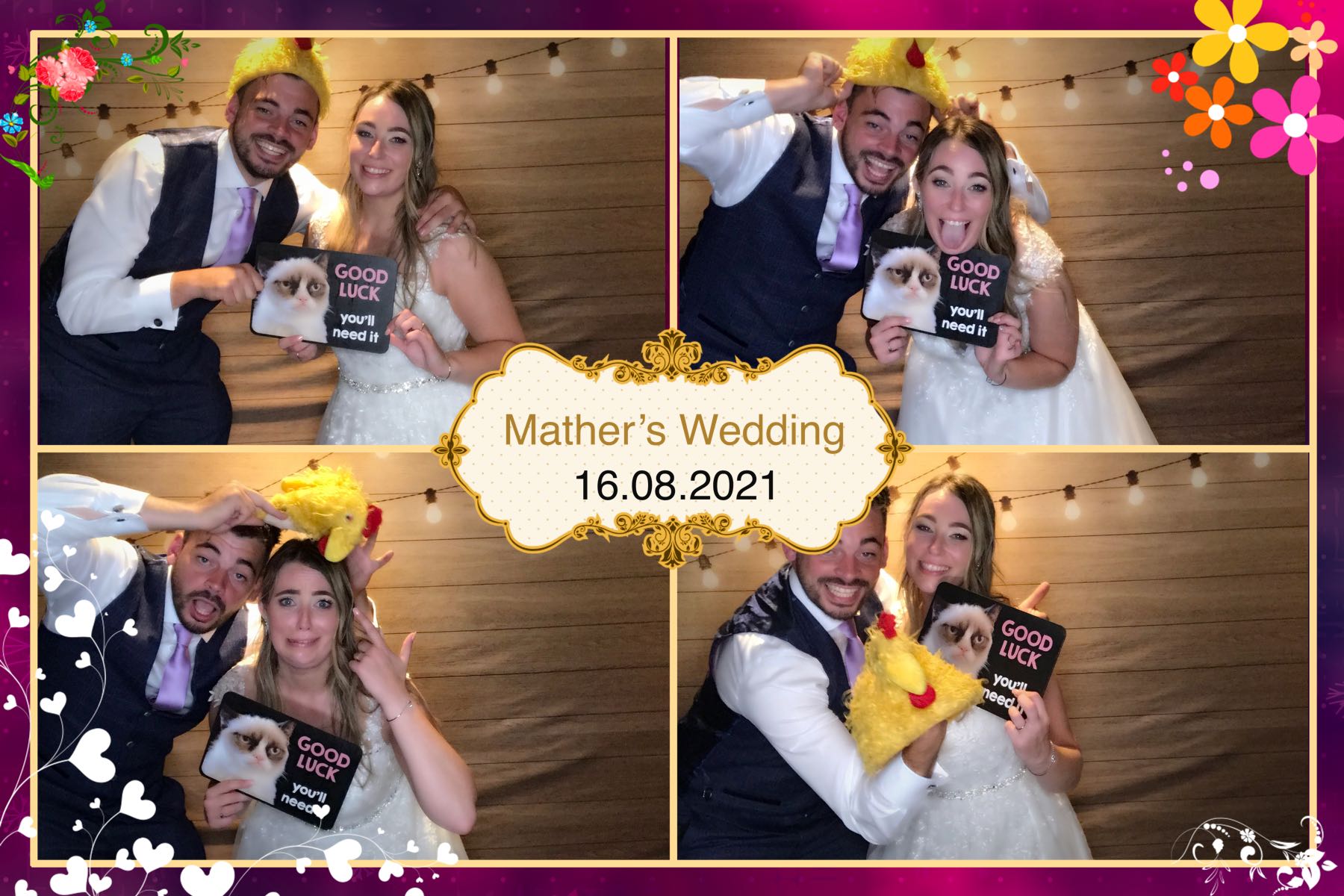 Aiden & Mollie's Wedding | View more photos from the event at gallery.omegaphotobooths.co.uk/u/Omega-Photobooths/Aiden-Mollies-Wedding