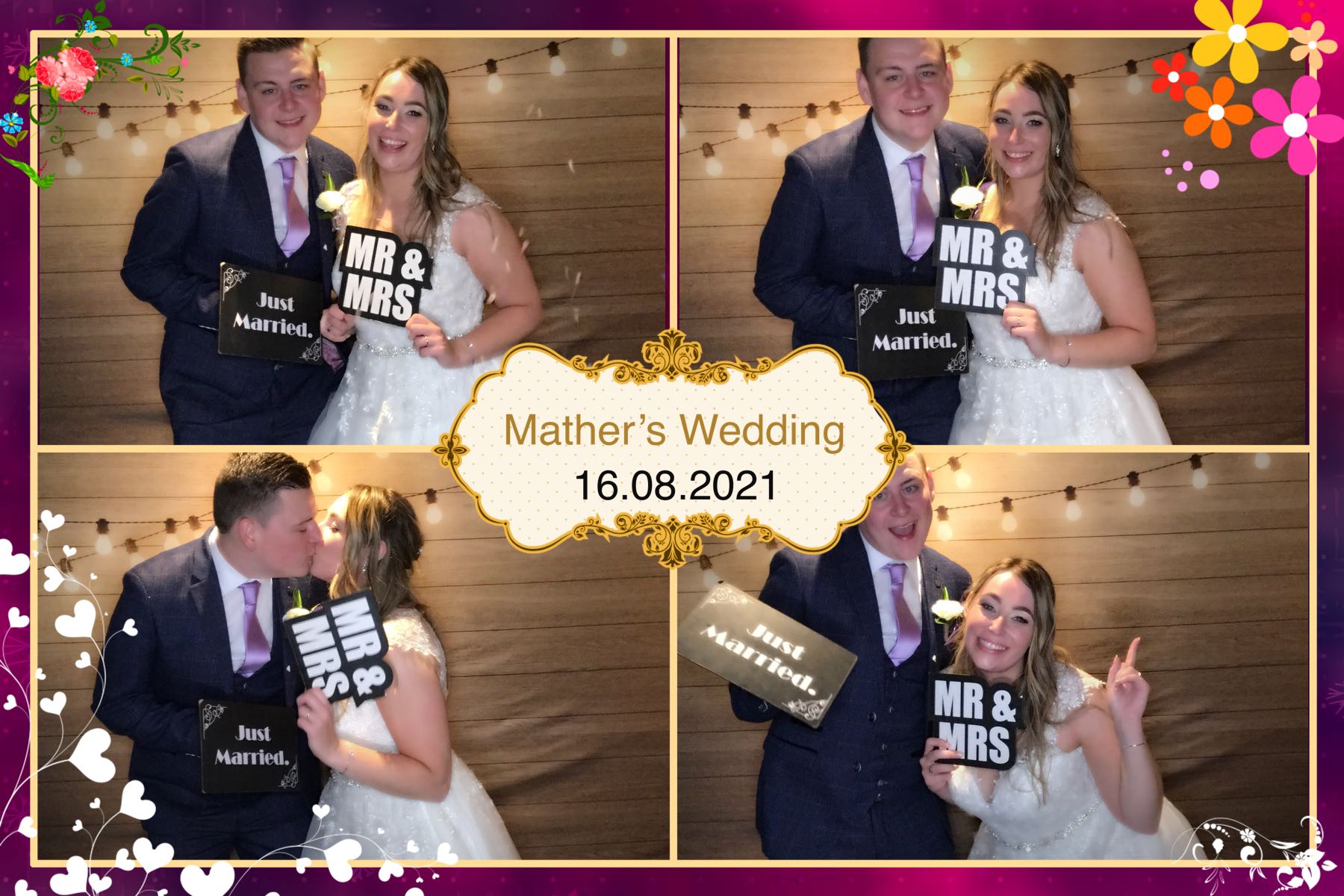 Aiden & Mollie's Wedding | View more photos from the event at gallery.omegaphotobooths.co.uk/u/Omega-Photobooths/Aiden-Mollies-Wedding