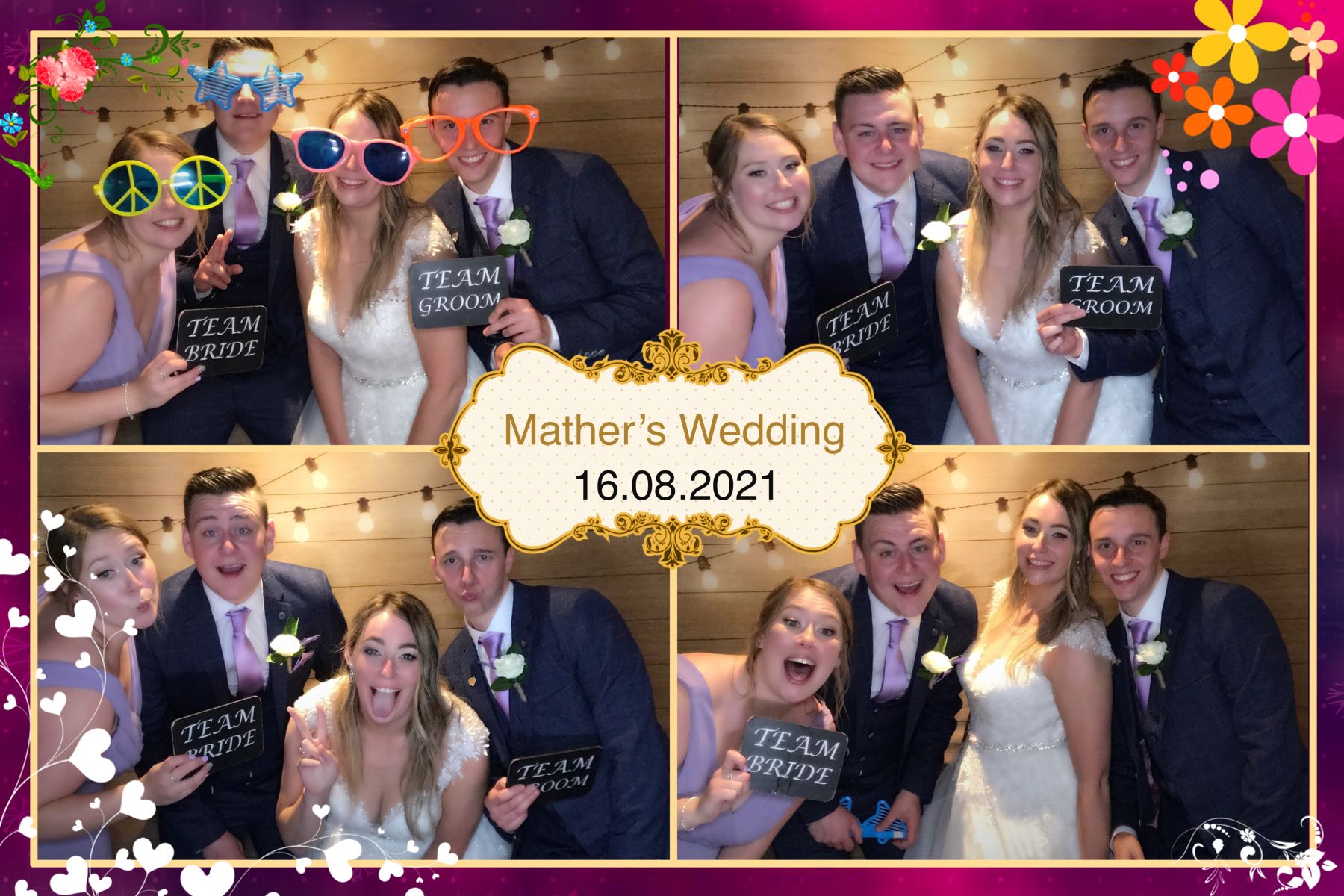 Aiden & Mollie's Wedding | View more photos from the event at gallery.omegaphotobooths.co.uk/u/Omega-Photobooths/Aiden-Mollies-Wedding