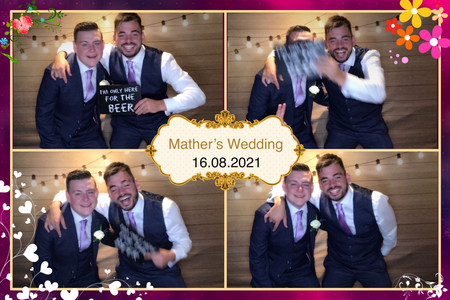Aiden & Mollie's Wedding | View more photos from the event at gallery.omegaphotobooths.co.uk/u/Omega-Photobooths/Aiden-Mollies-Wedding