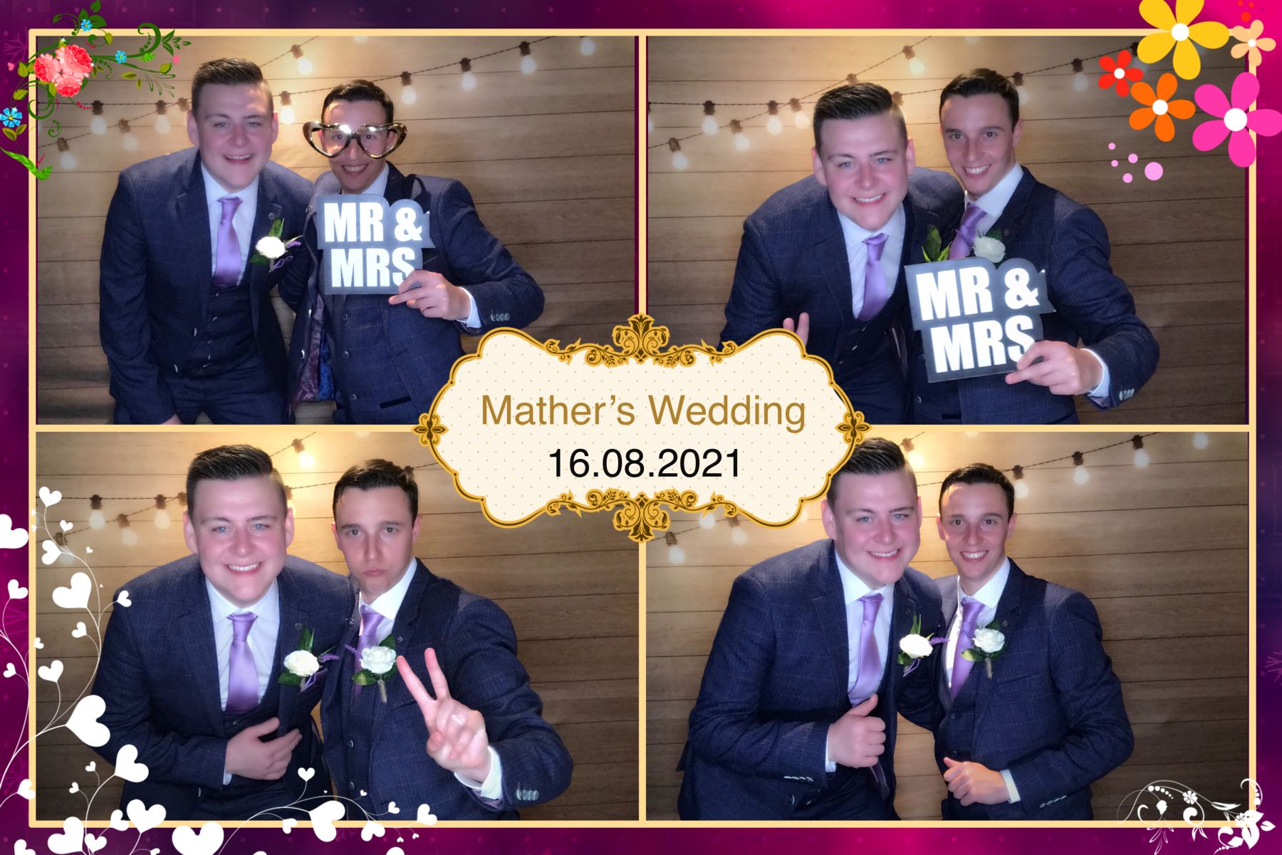 Aiden & Mollie's Wedding | View more photos from the event at gallery.omegaphotobooths.co.uk/u/Omega-Photobooths/Aiden-Mollies-Wedding