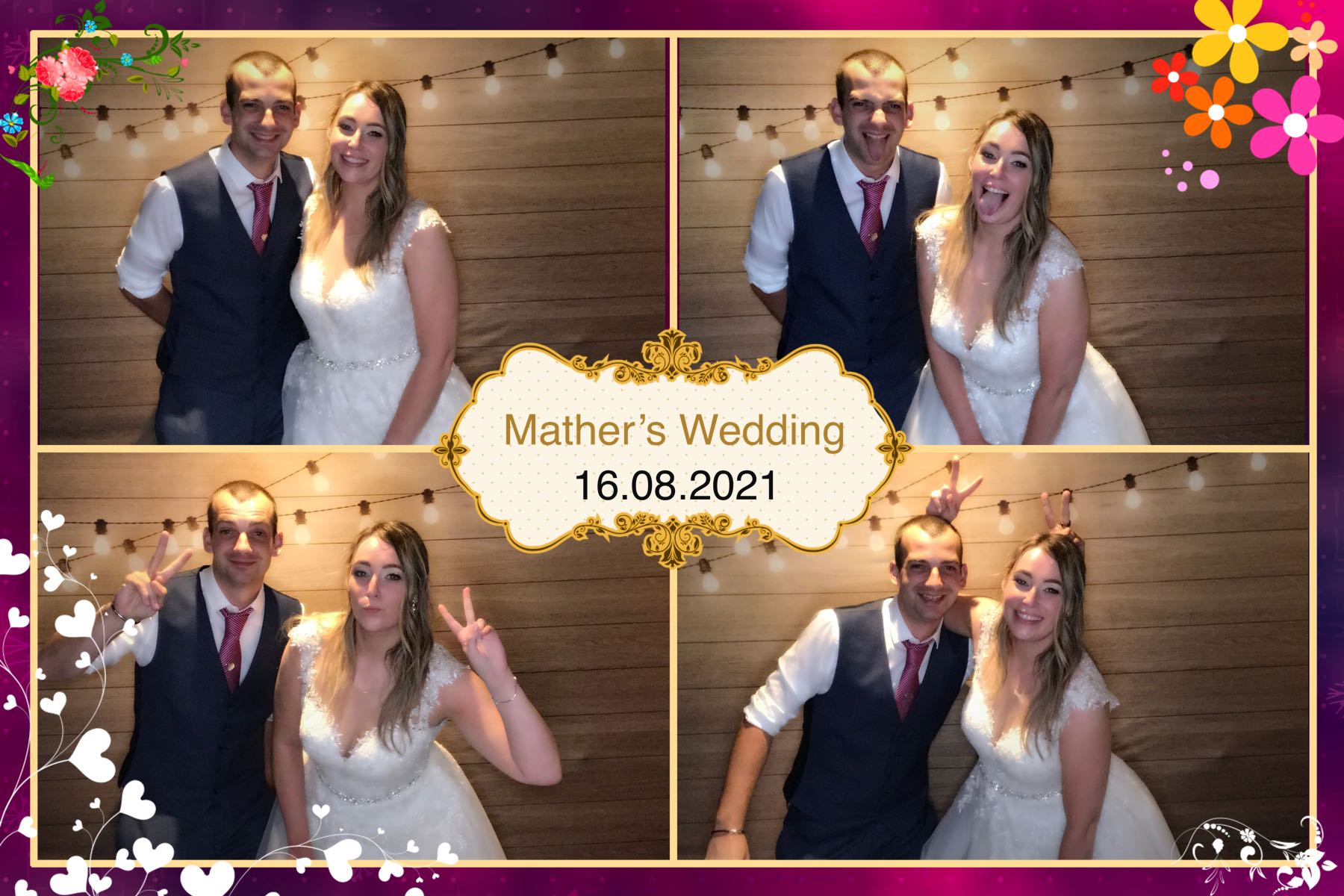 Aiden & Mollie's Wedding | View more photos from the event at gallery.omegaphotobooths.co.uk/u/Omega-Photobooths/Aiden-Mollies-Wedding