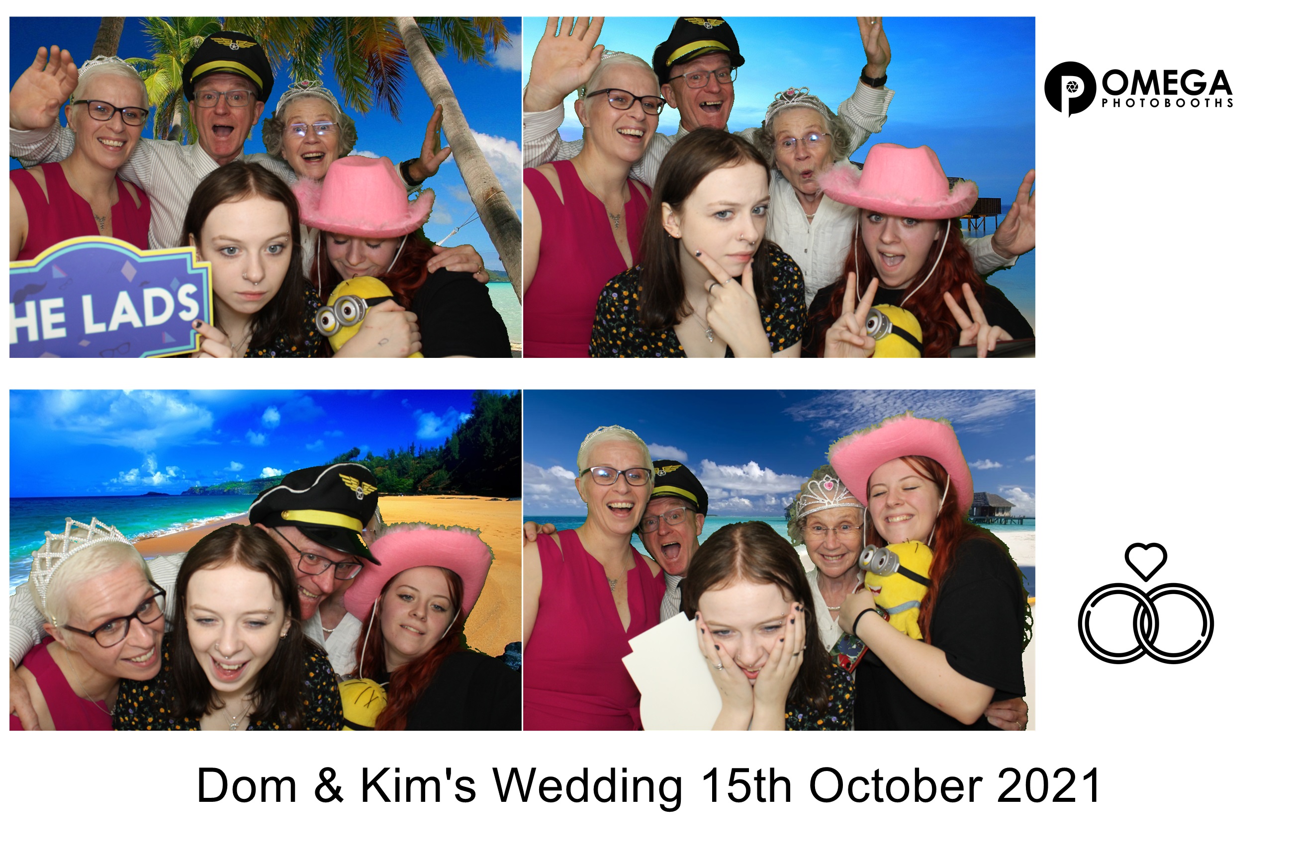 Dom & Kim's Wedding | View more photos from the event at gallery.omegaphotobooths.co.uk/u/Omega-Photobooths/Dom-Kims-Wedding