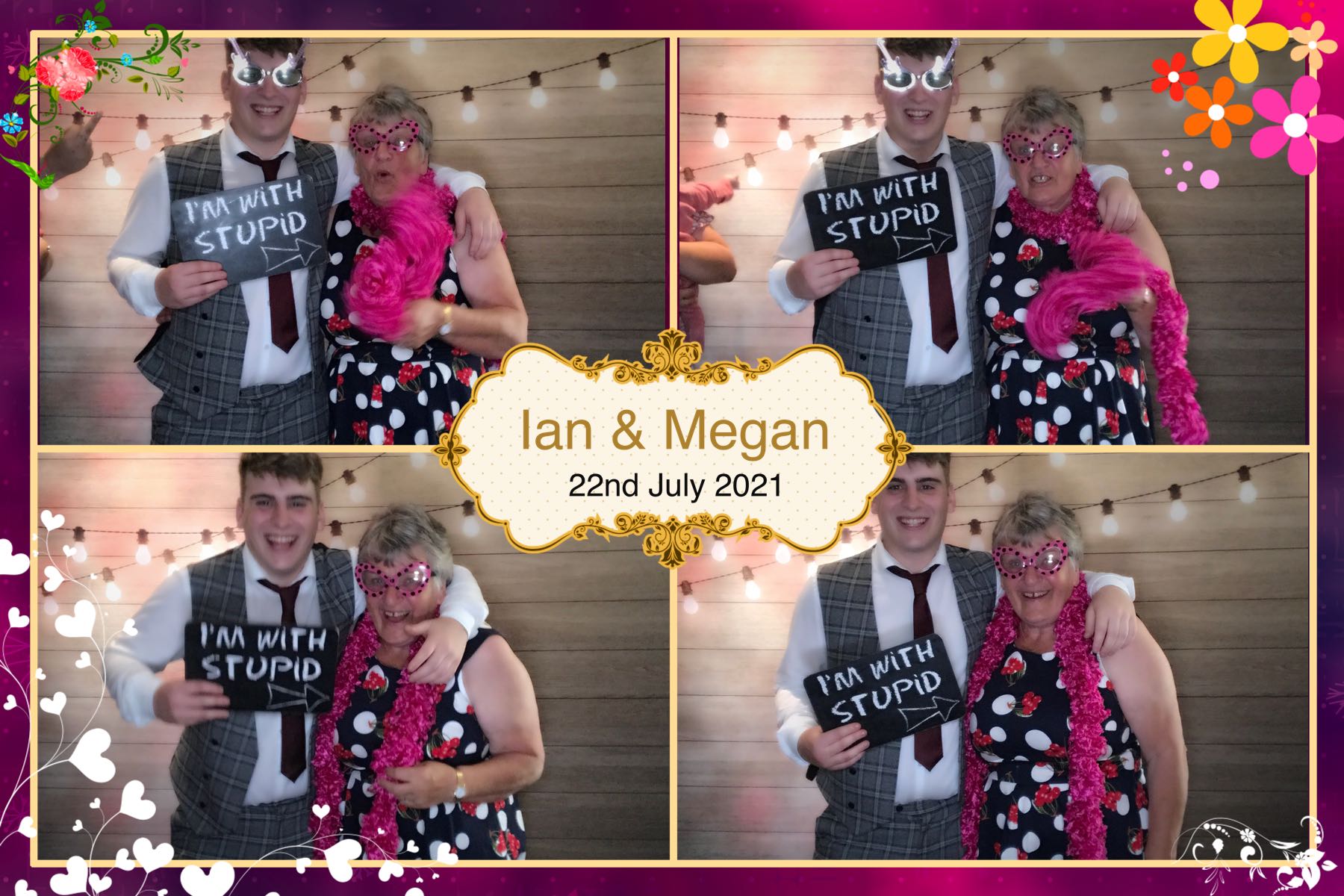 Ian & Megans Wedding | View more photos from the event at gallery.omegaphotobooths.co.uk/u/Omega-Photobooths/Ian-Megans-Wedding