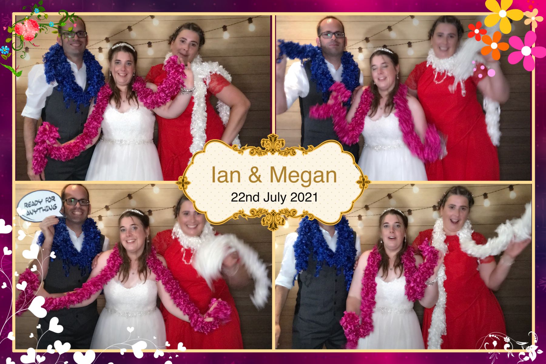 Ian & Megans Wedding | View more photos from the event at gallery.omegaphotobooths.co.uk/u/Omega-Photobooths/Ian-Megans-Wedding