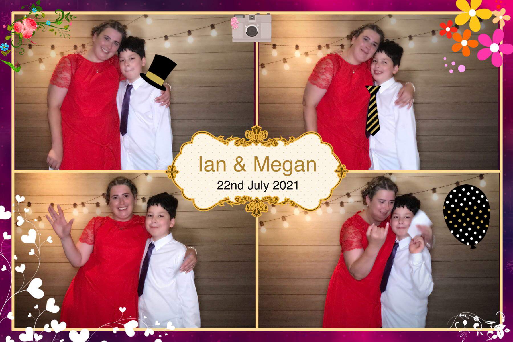 Ian & Megans Wedding | View more photos from the event at gallery.omegaphotobooths.co.uk/u/Omega-Photobooths/Ian-Megans-Wedding