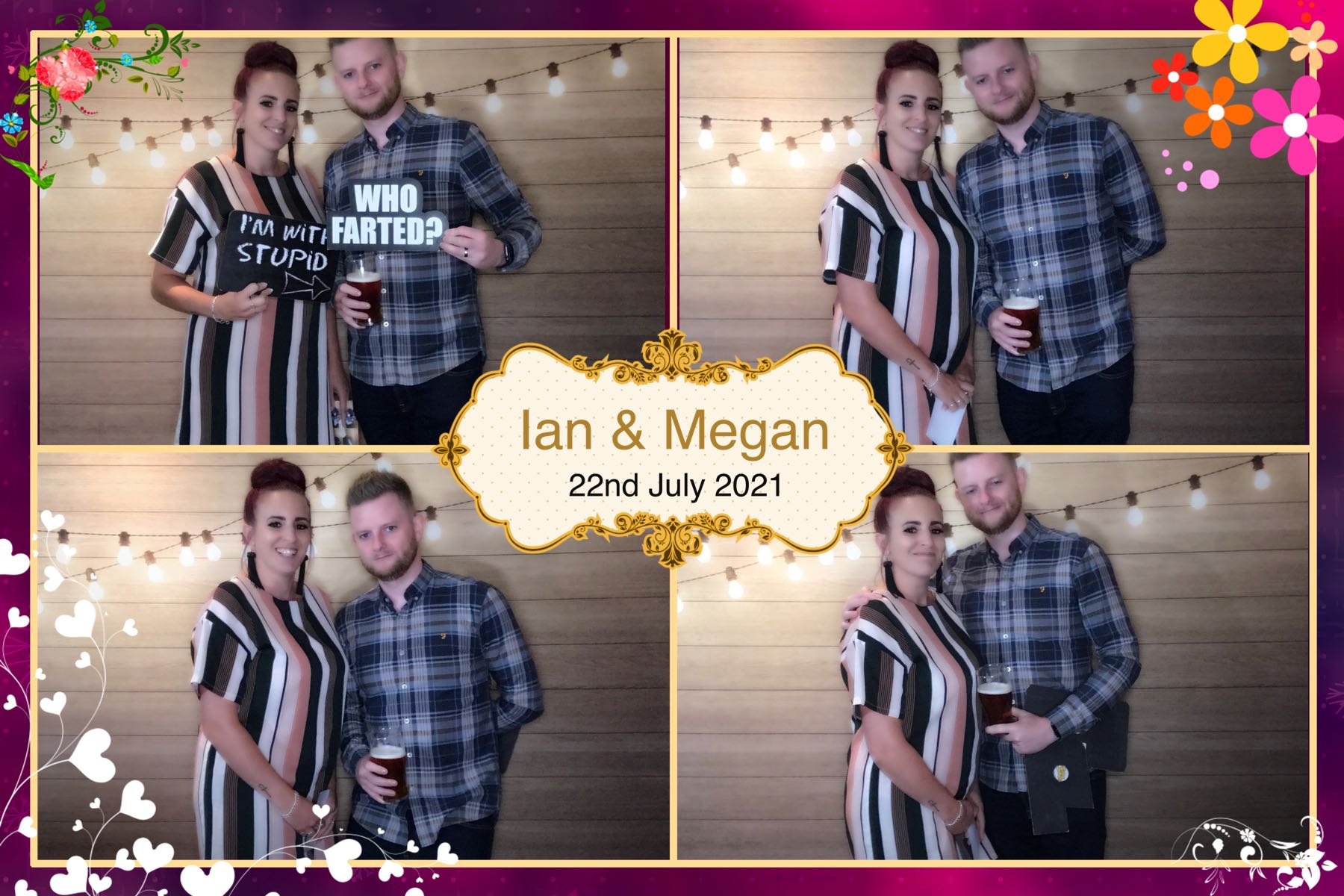 Ian & Megans Wedding | View more photos from the event at gallery.omegaphotobooths.co.uk/u/Omega-Photobooths/Ian-Megans-Wedding