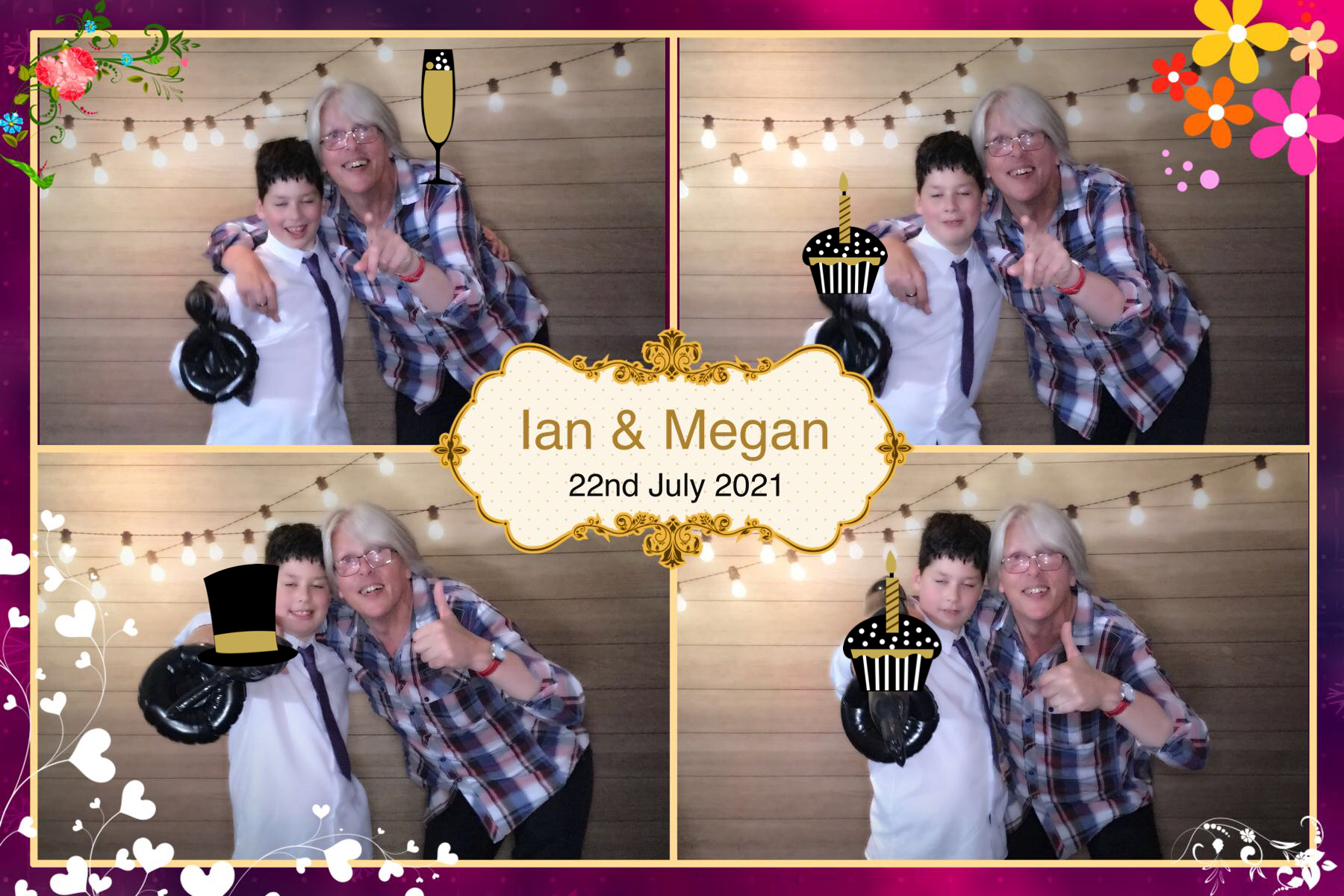 Ian & Megans Wedding | View more photos from the event at gallery.omegaphotobooths.co.uk/u/Omega-Photobooths/Ian-Megans-Wedding