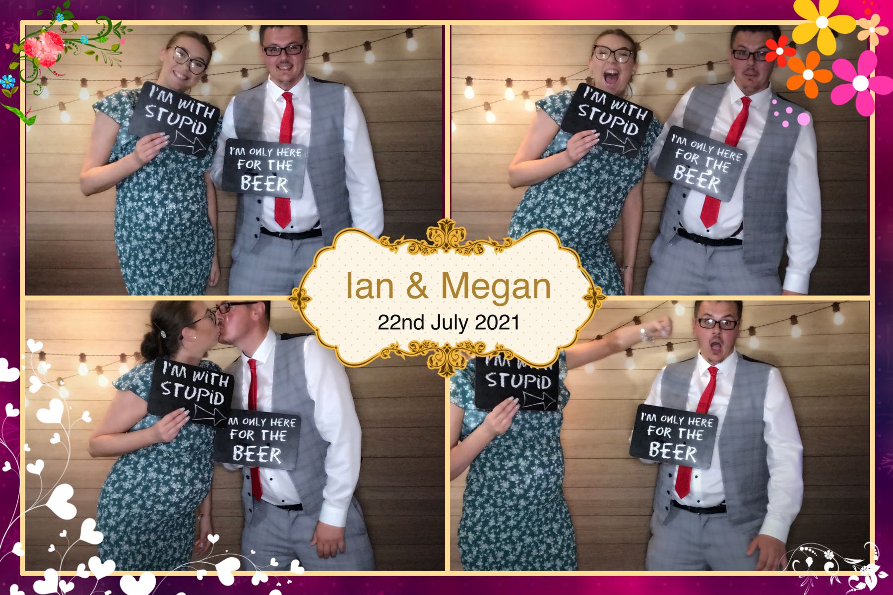 Ian & Megans Wedding | View more photos from the event at gallery.omegaphotobooths.co.uk/u/Omega-Photobooths/Ian-Megans-Wedding