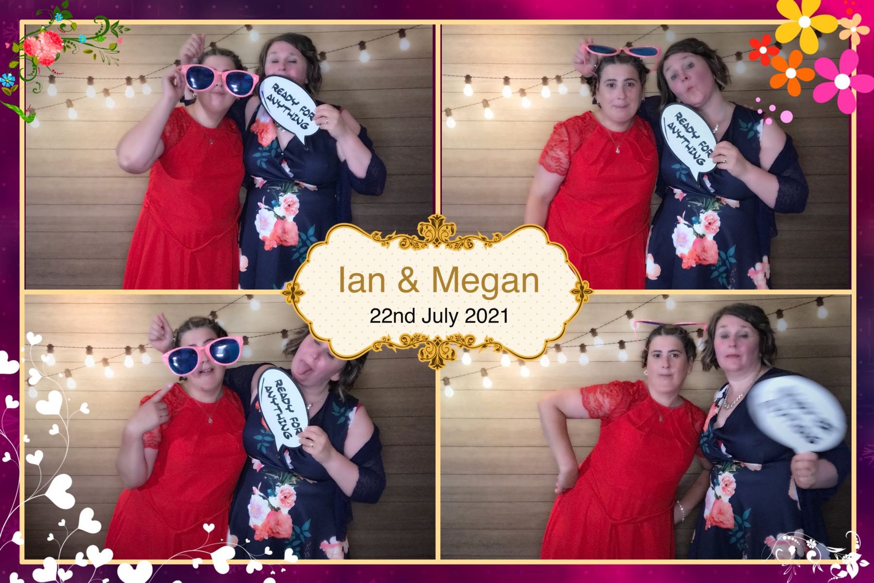 Ian & Megans Wedding | View more photos from the event at gallery.omegaphotobooths.co.uk/u/Omega-Photobooths/Ian-Megans-Wedding