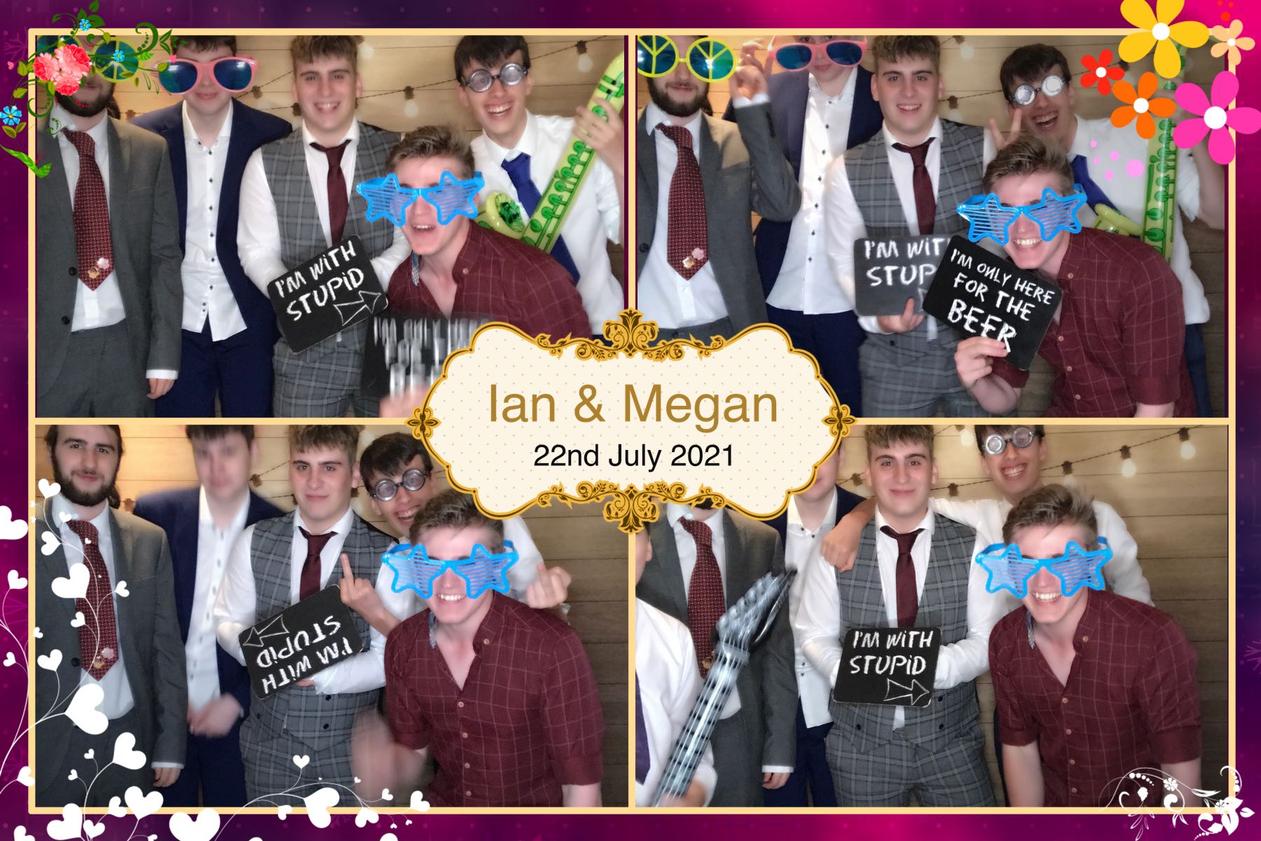 Ian & Megans Wedding | View more photos from the event at gallery.omegaphotobooths.co.uk/u/Omega-Photobooths/Ian-Megans-Wedding