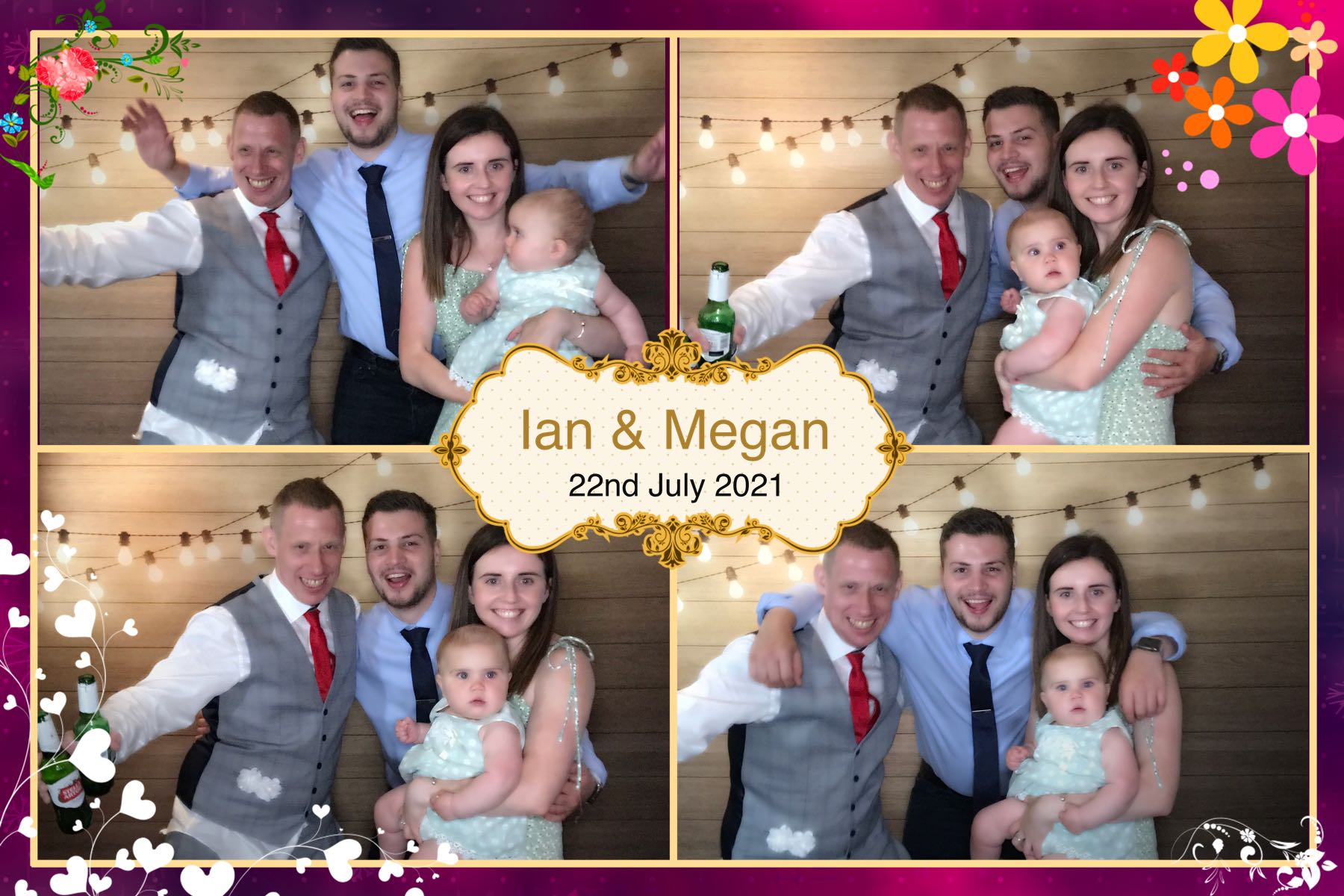 Ian & Megans Wedding | View more photos from the event at gallery.omegaphotobooths.co.uk/u/Omega-Photobooths/Ian-Megans-Wedding