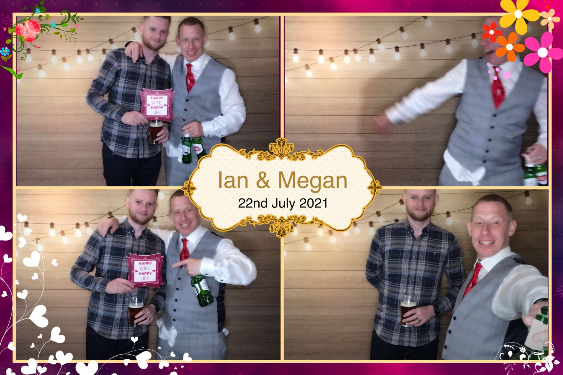 Ian & Megans Wedding | View more photos from the event at gallery.omegaphotobooths.co.uk/u/Omega-Photobooths/Ian-Megans-Wedding