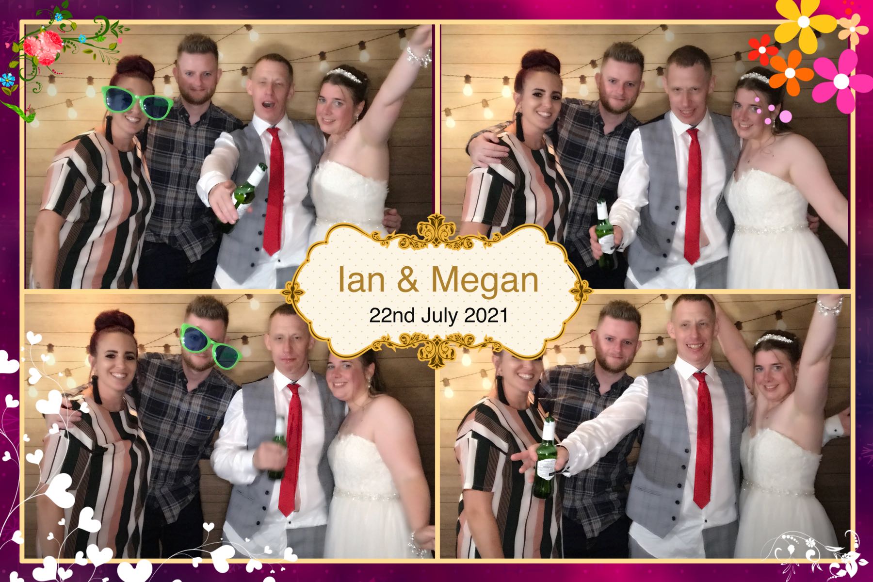 Ian & Megans Wedding | View more photos from the event at gallery.omegaphotobooths.co.uk/u/Omega-Photobooths/Ian-Megans-Wedding
