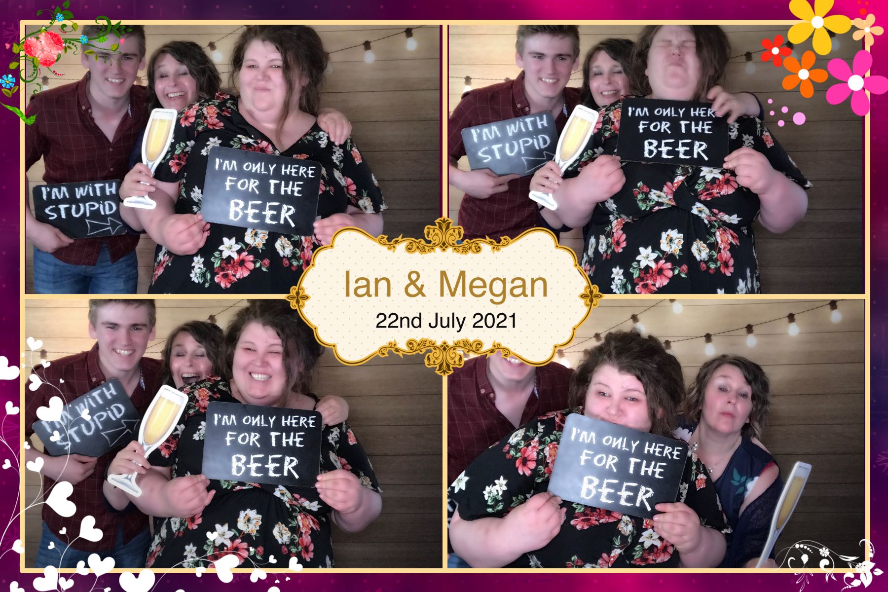 Ian & Megans Wedding | View more photos from the event at gallery.omegaphotobooths.co.uk/u/Omega-Photobooths/Ian-Megans-Wedding