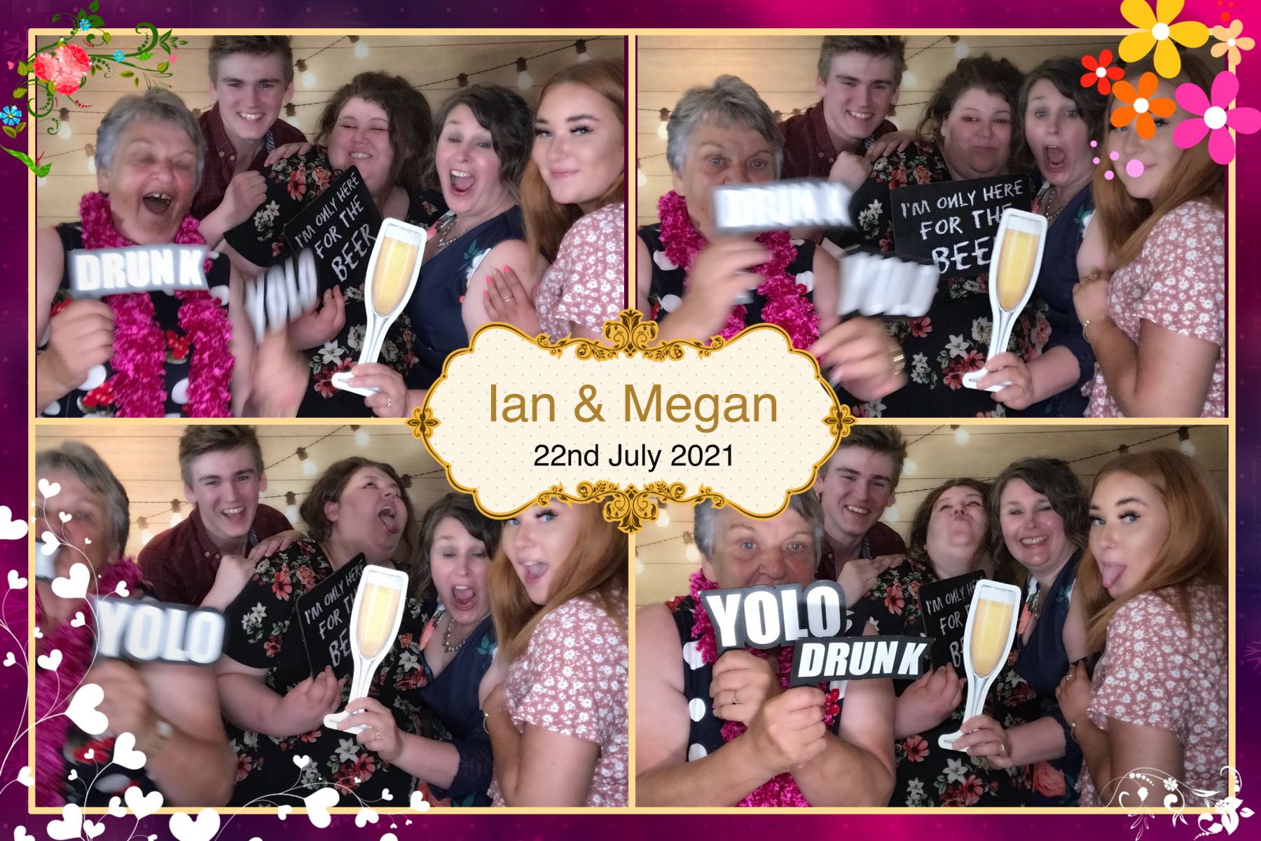 Ian & Megans Wedding | View more photos from the event at gallery.omegaphotobooths.co.uk/u/Omega-Photobooths/Ian-Megans-Wedding
