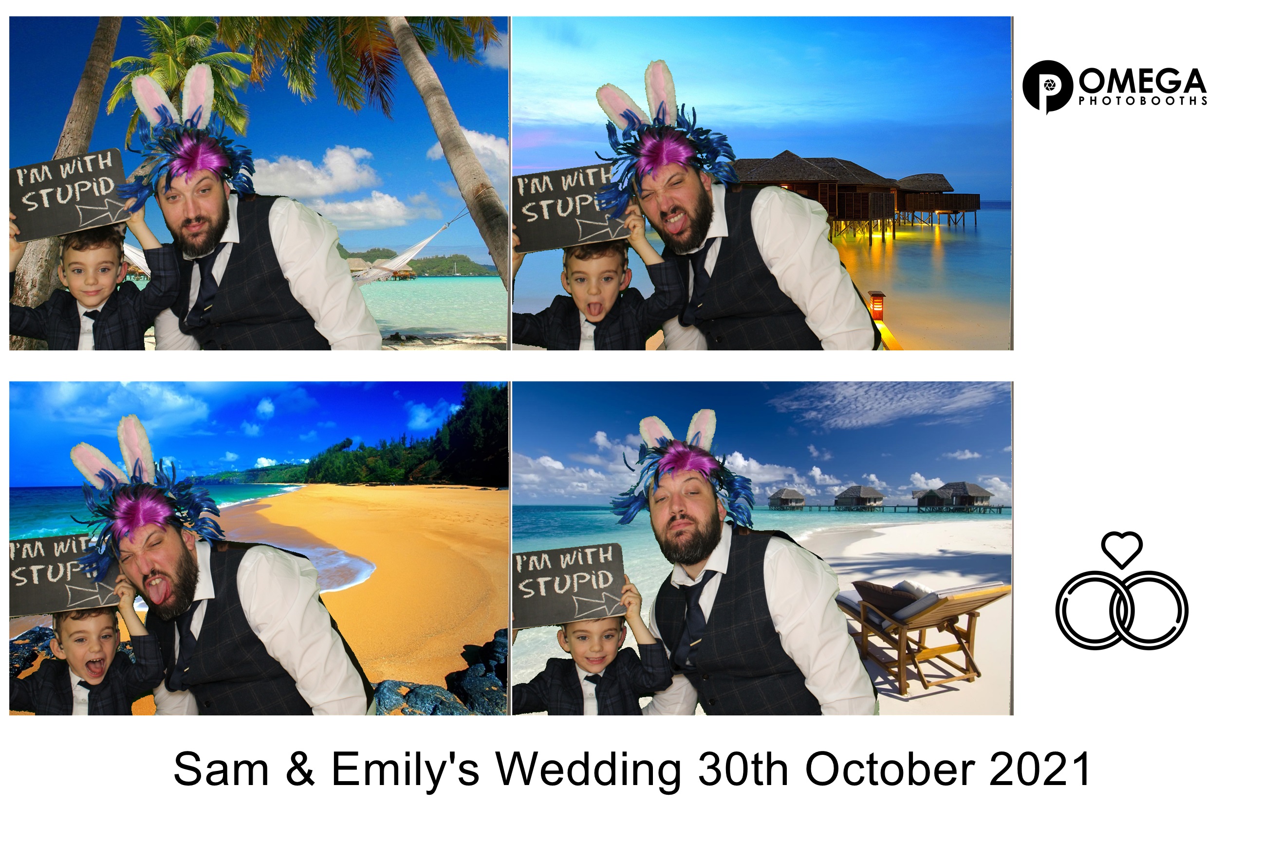 Sam & Emily's Wedding  | View more photos from the event at gallery.omegaphotobooths.co.uk/u/Omega-Photobooths/Sam-Emilys-Wedding