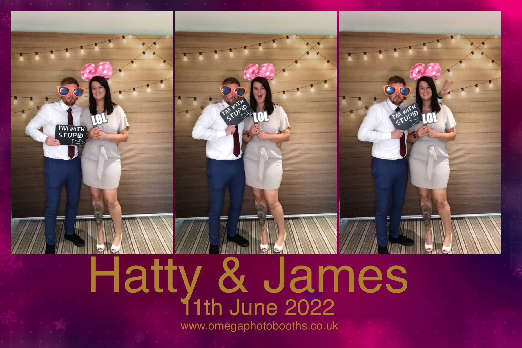 Hatty & James Wedding | View more photos from the event at gallery.omegaphotobooths.co.uk/u/Omega-Photobooths/Hatty-James-Wedding