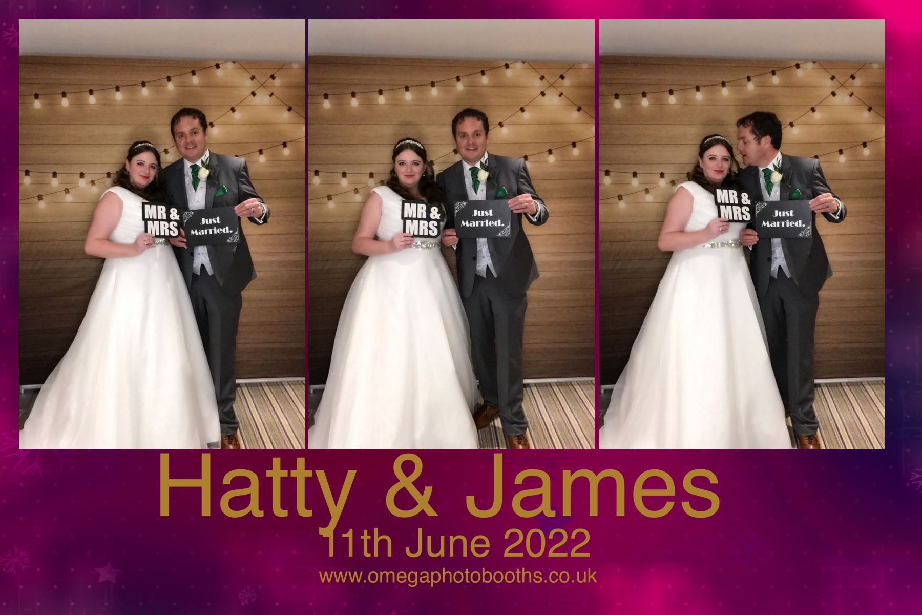 Hatty & James Wedding | View more photos from the event at gallery.omegaphotobooths.co.uk/u/Omega-Photobooths/Hatty-James-Wedding