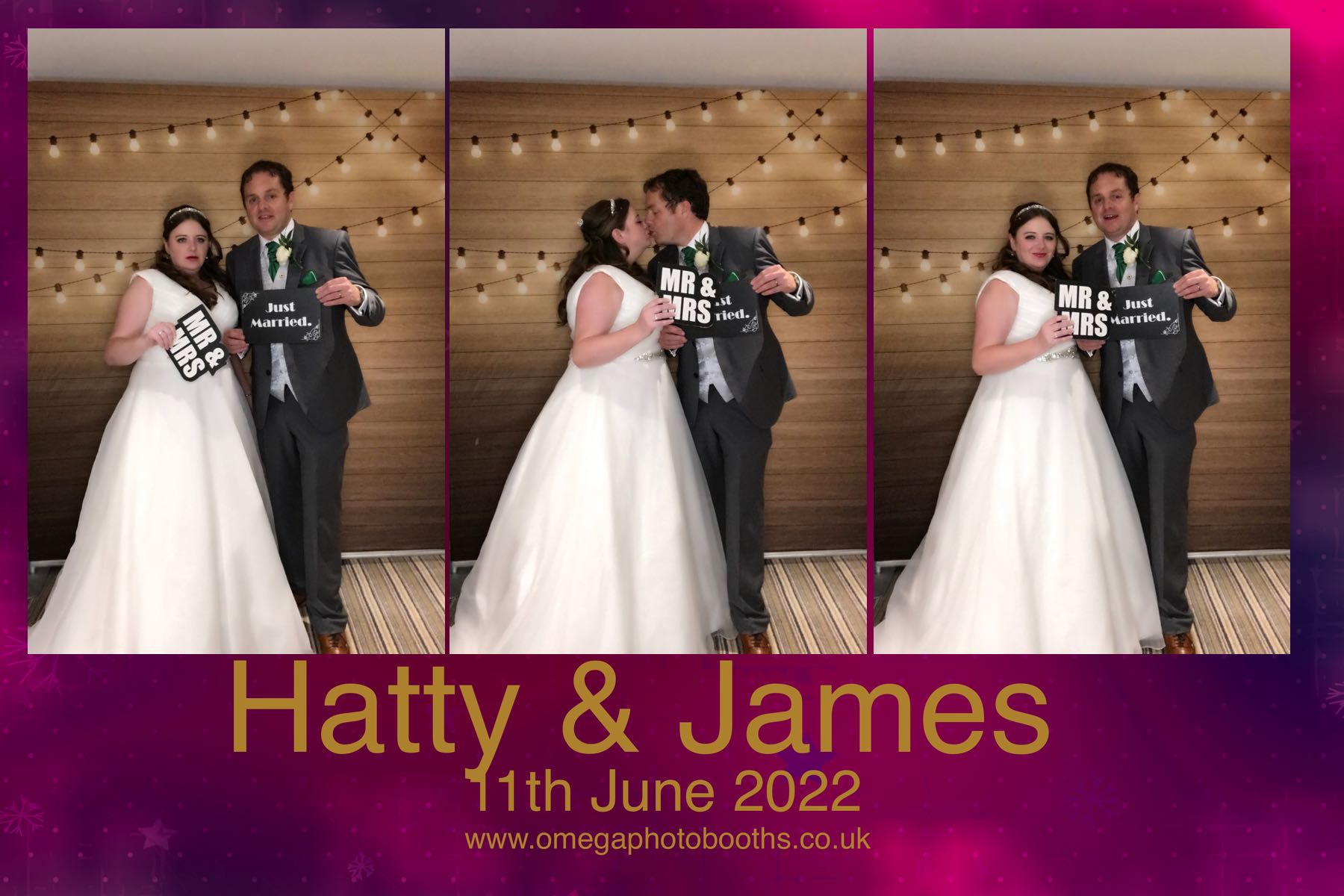 Hatty & James Wedding | View more photos from the event at gallery.omegaphotobooths.co.uk/u/Omega-Photobooths/Hatty-James-Wedding