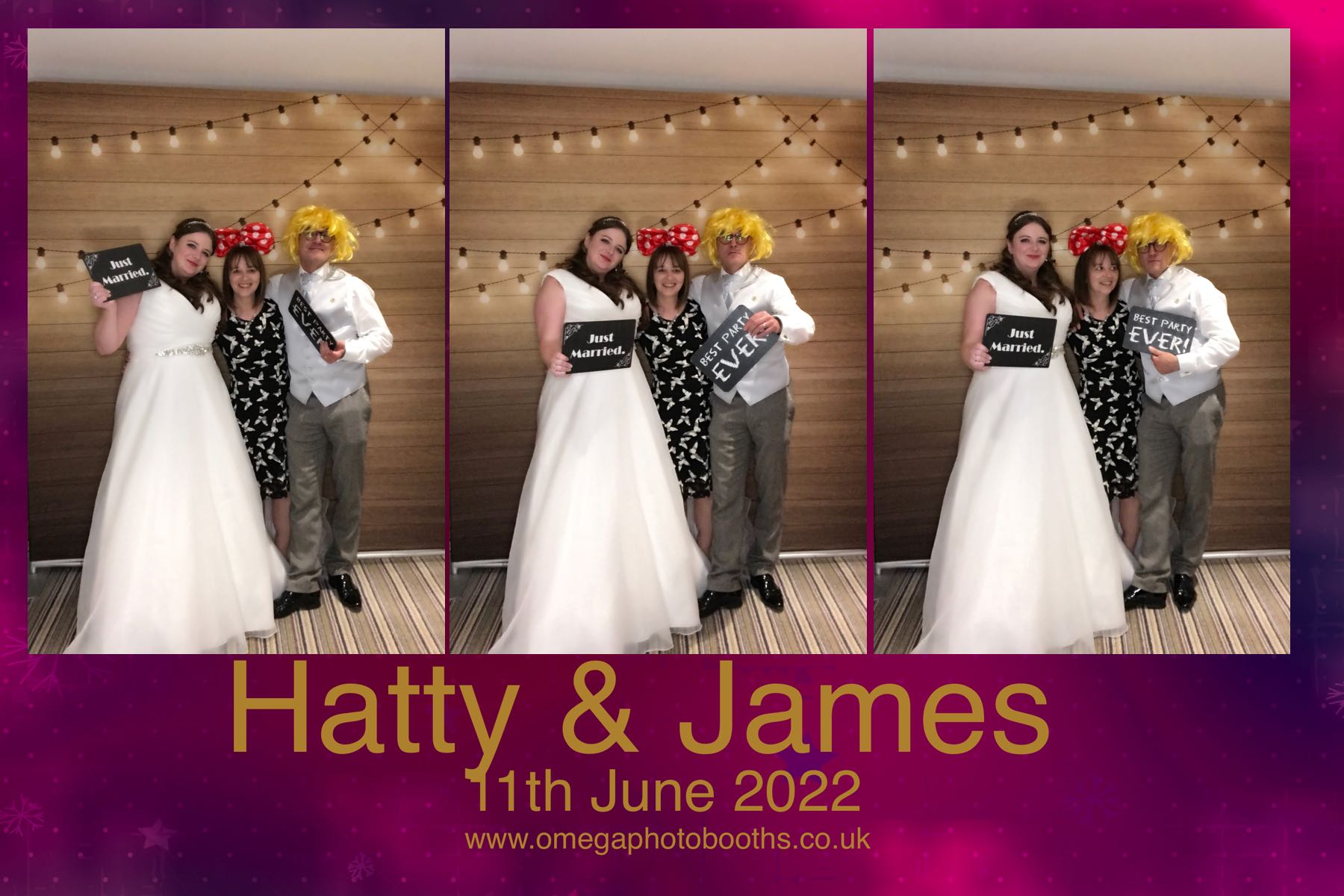Hatty & James Wedding | View more photos from the event at gallery.omegaphotobooths.co.uk/u/Omega-Photobooths/Hatty-James-Wedding