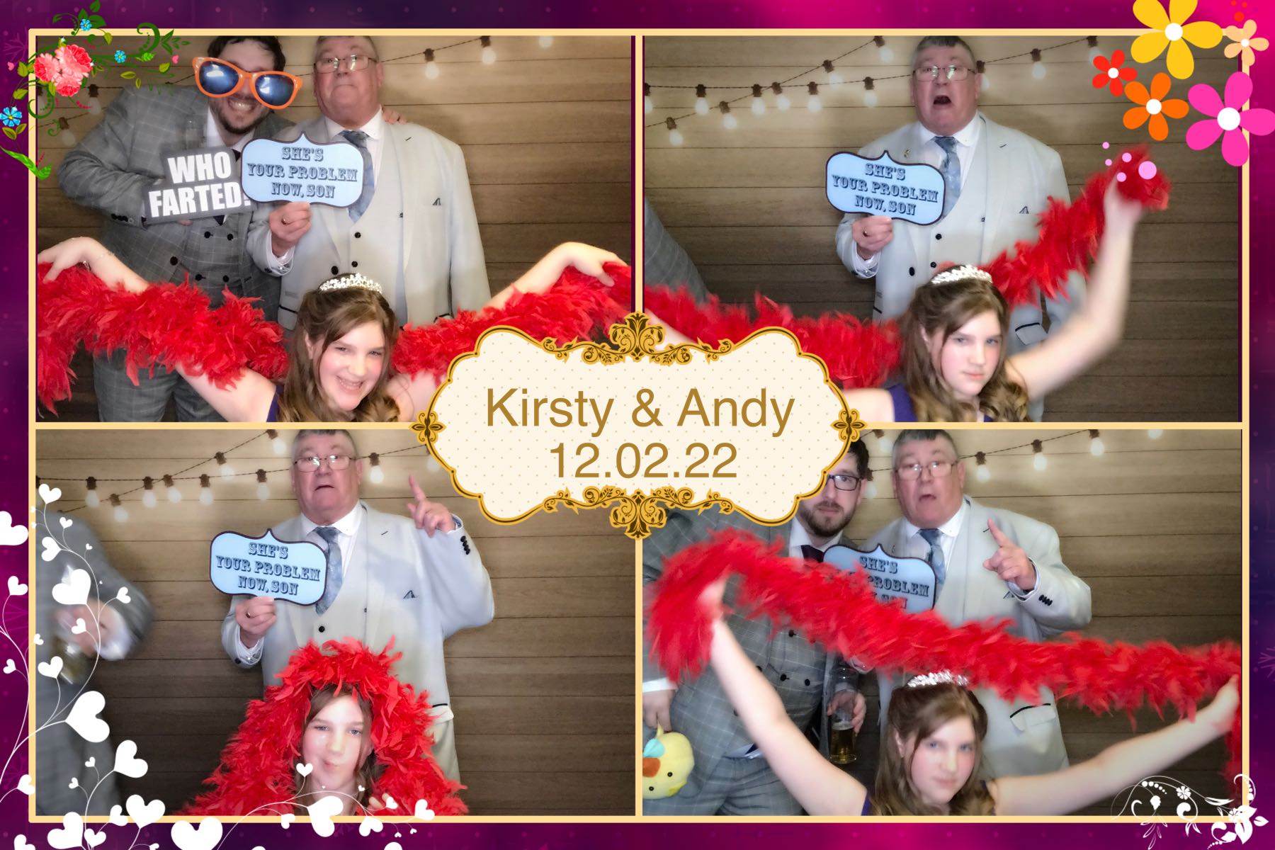 Kirsty & Andy's Wedding | View more photos from the event at gallery.omegaphotobooths.co.uk/u/Omega-Photobooths/Kirsty-Andys-Wedding