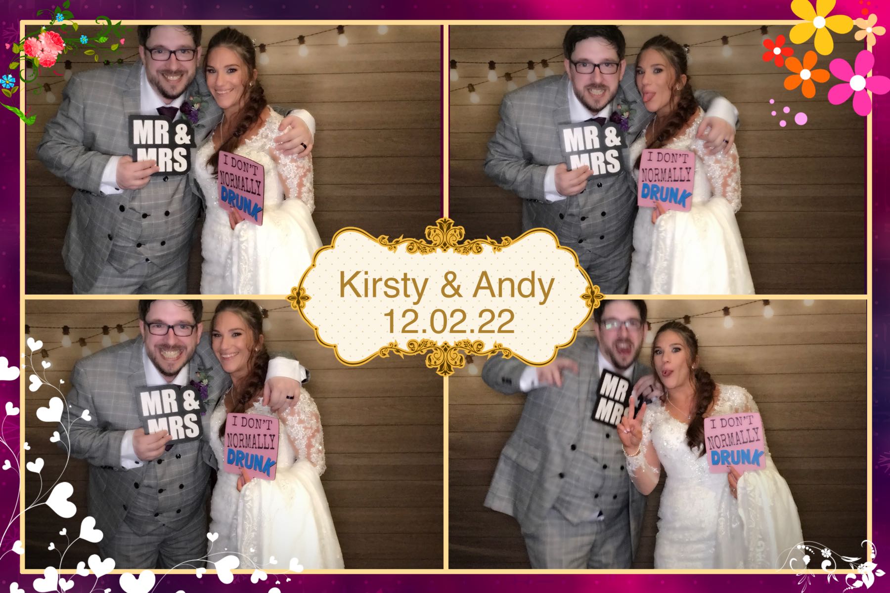 Kirsty & Andy's Wedding | View more photos from the event at gallery.omegaphotobooths.co.uk/u/Omega-Photobooths/Kirsty-Andys-Wedding