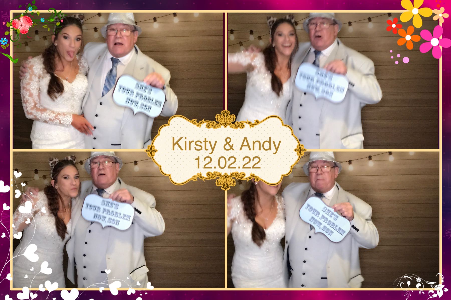 Kirsty & Andy's Wedding | View more photos from the event at gallery.omegaphotobooths.co.uk/u/Omega-Photobooths/Kirsty-Andys-Wedding