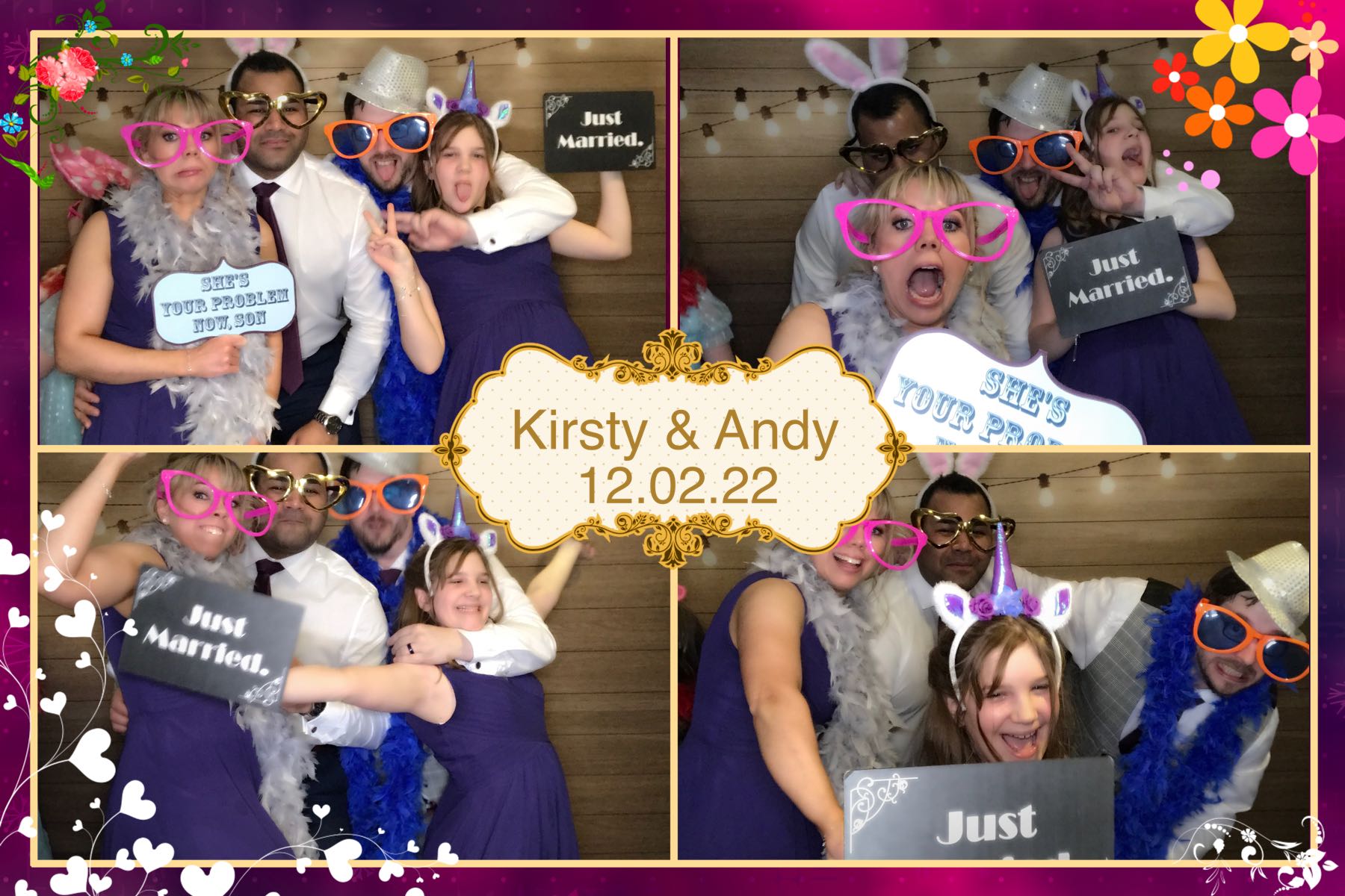 Kirsty & Andy's Wedding | View more photos from the event at gallery.omegaphotobooths.co.uk/u/Omega-Photobooths/Kirsty-Andys-Wedding