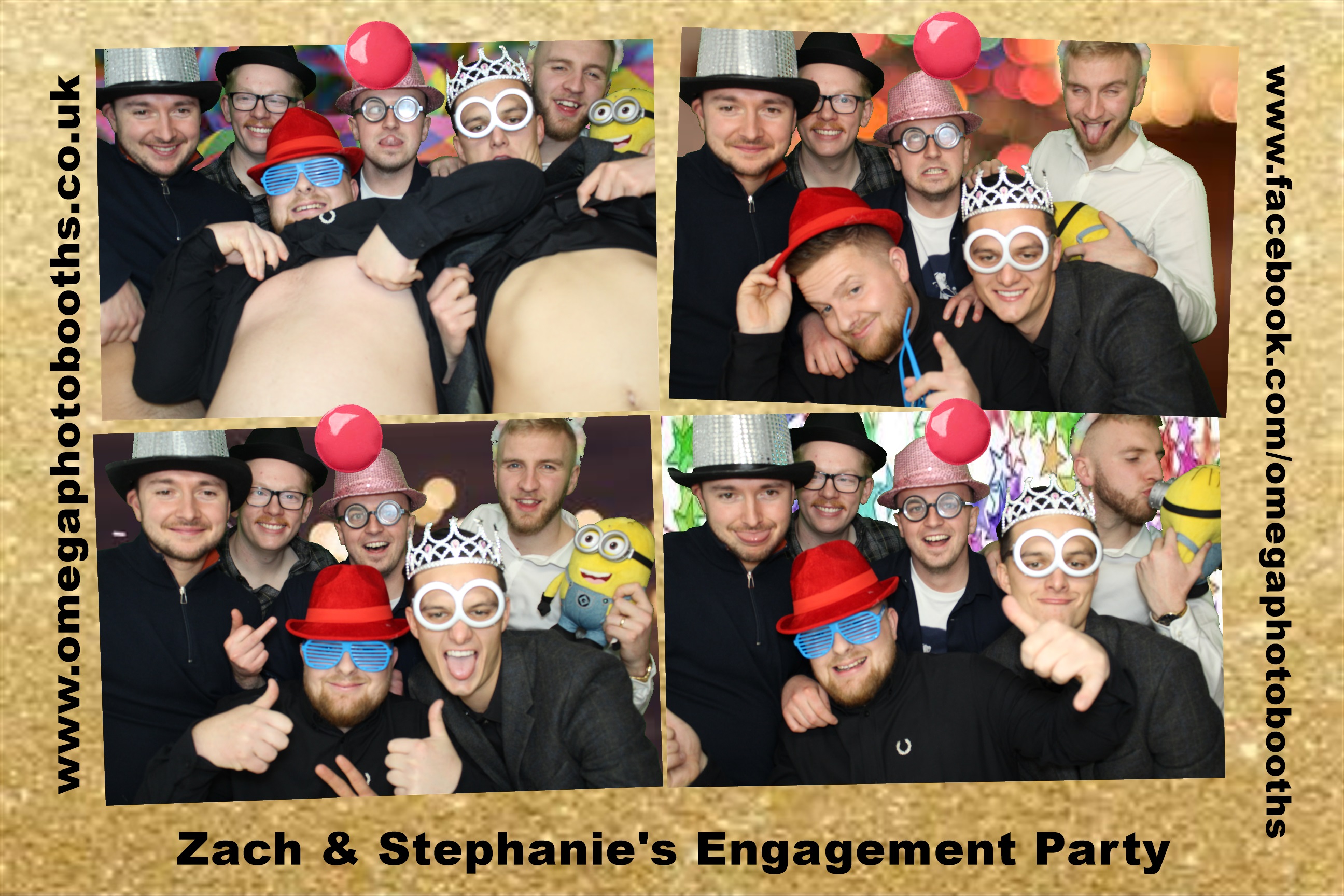 Zach & Steph's Engagement Party | View more photos from the event at gallery.omegaphotobooths.co.uk/u/Omega-Photobooths/Zach-Stephs-Engagement-Party