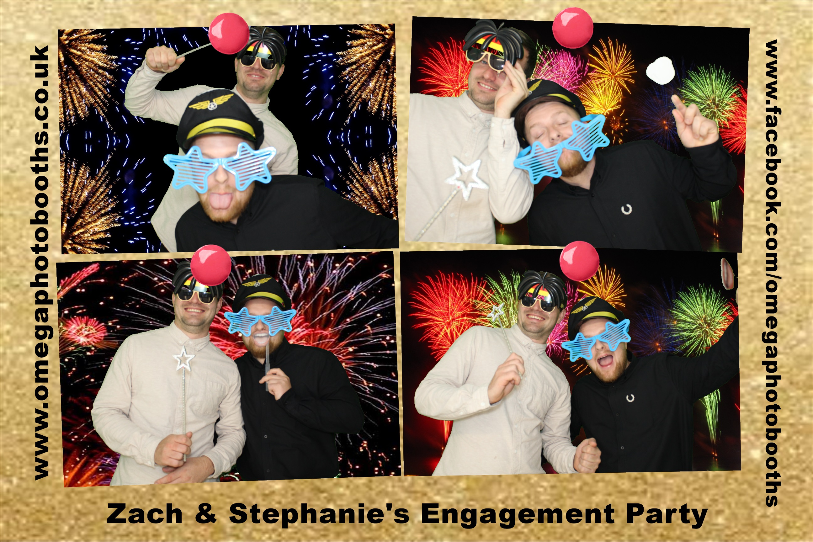 Zach & Steph's Engagement Party | View more photos from the event at gallery.omegaphotobooths.co.uk/u/Omega-Photobooths/Zach-Stephs-Engagement-Party