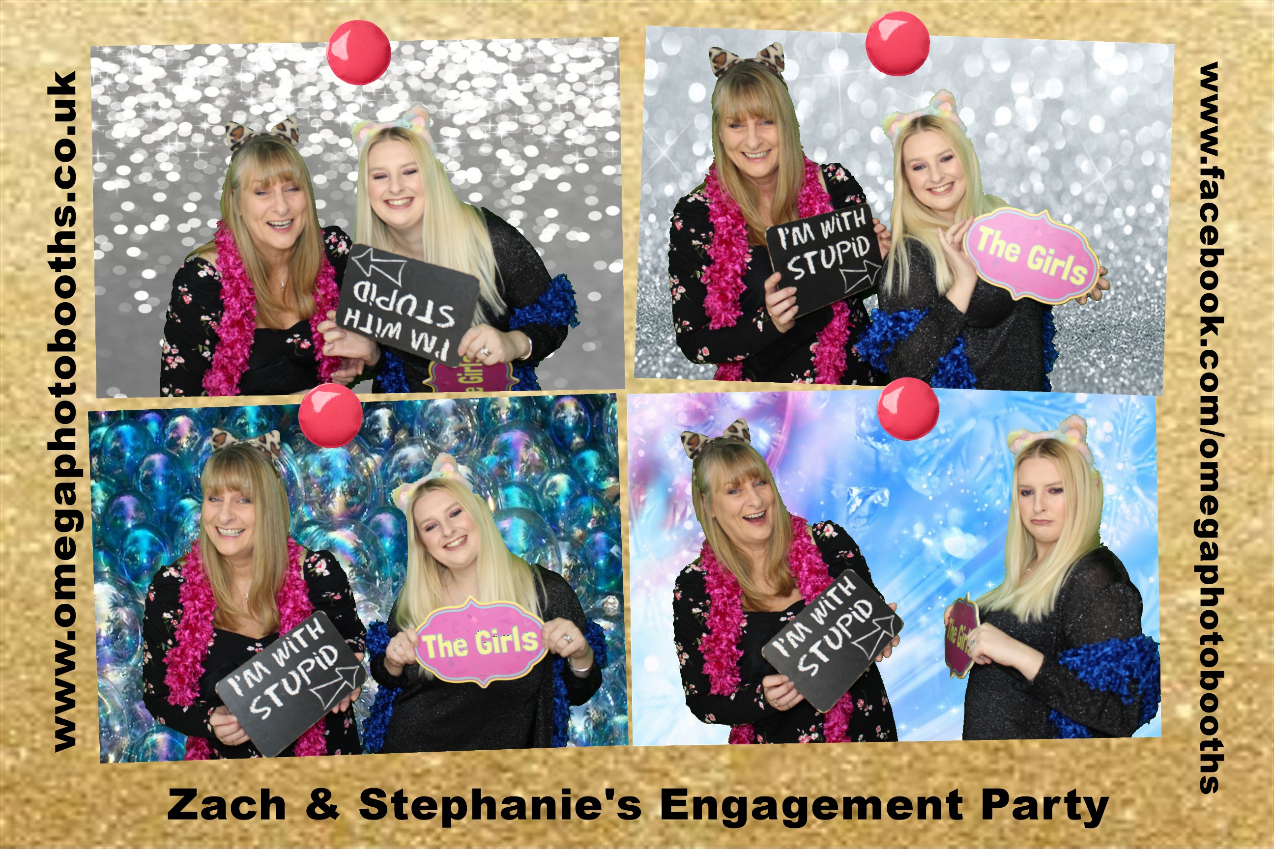 Zach & Steph's Engagement Party | View more photos from the event at gallery.omegaphotobooths.co.uk/u/Omega-Photobooths/Zach-Stephs-Engagement-Party