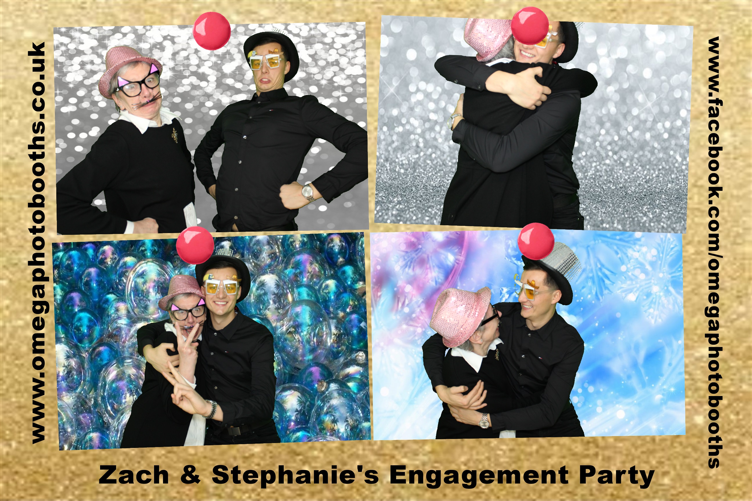 Zach & Steph's Engagement Party | View more photos from the event at gallery.omegaphotobooths.co.uk/u/Omega-Photobooths/Zach-Stephs-Engagement-Party