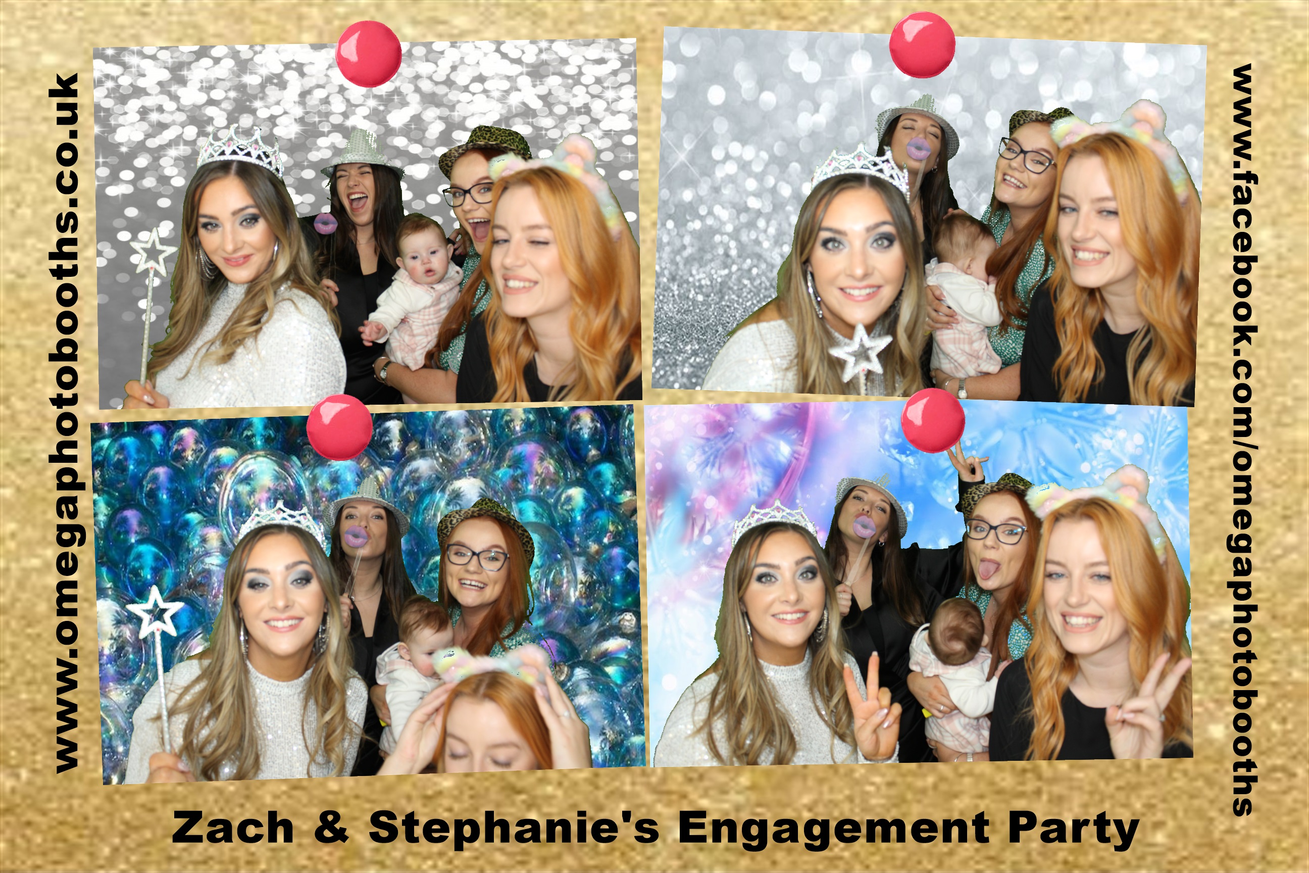 Zach & Steph's Engagement Party | View more photos from the event at gallery.omegaphotobooths.co.uk/u/Omega-Photobooths/Zach-Stephs-Engagement-Party