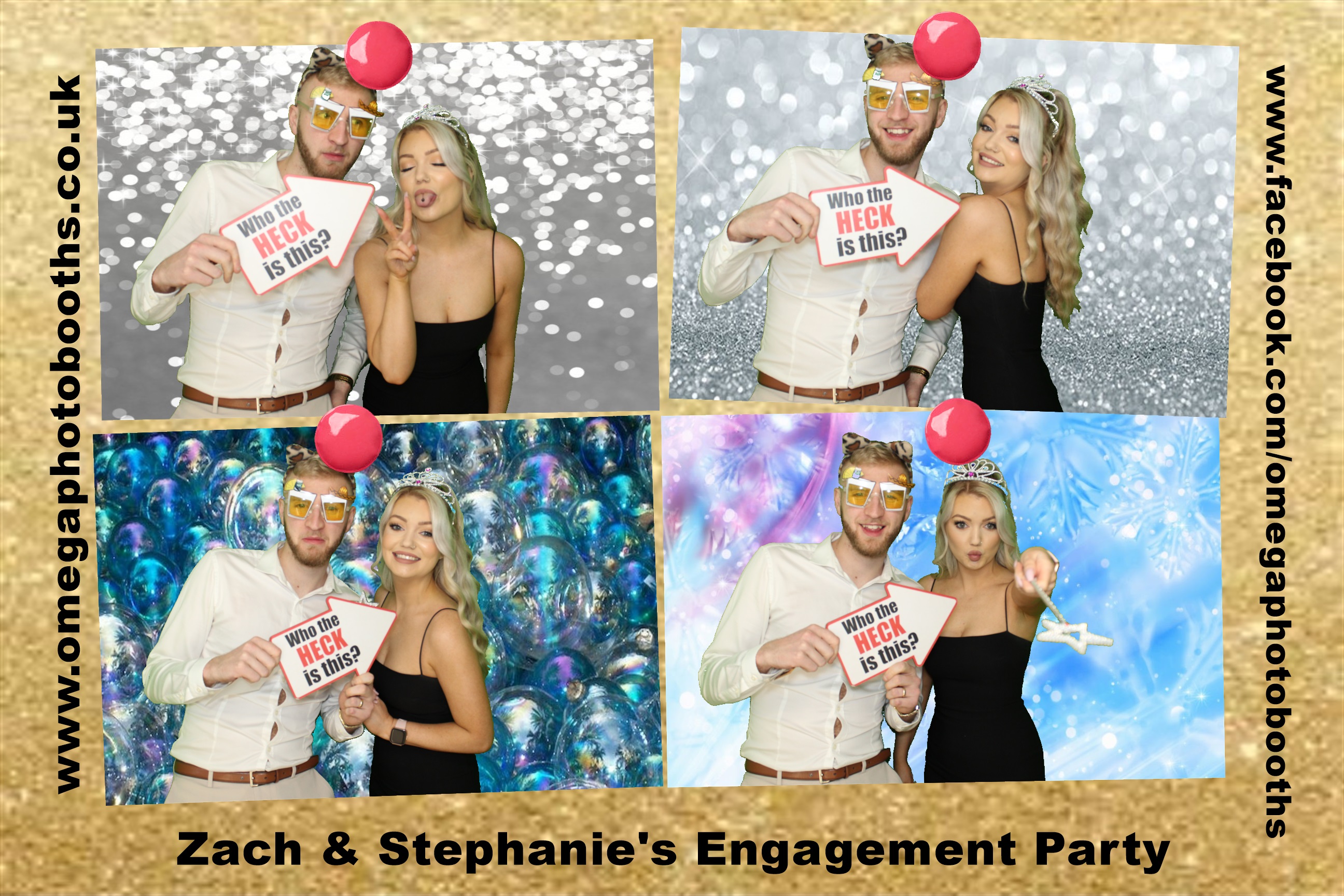 Zach & Steph's Engagement Party | View more photos from the event at gallery.omegaphotobooths.co.uk/u/Omega-Photobooths/Zach-Stephs-Engagement-Party