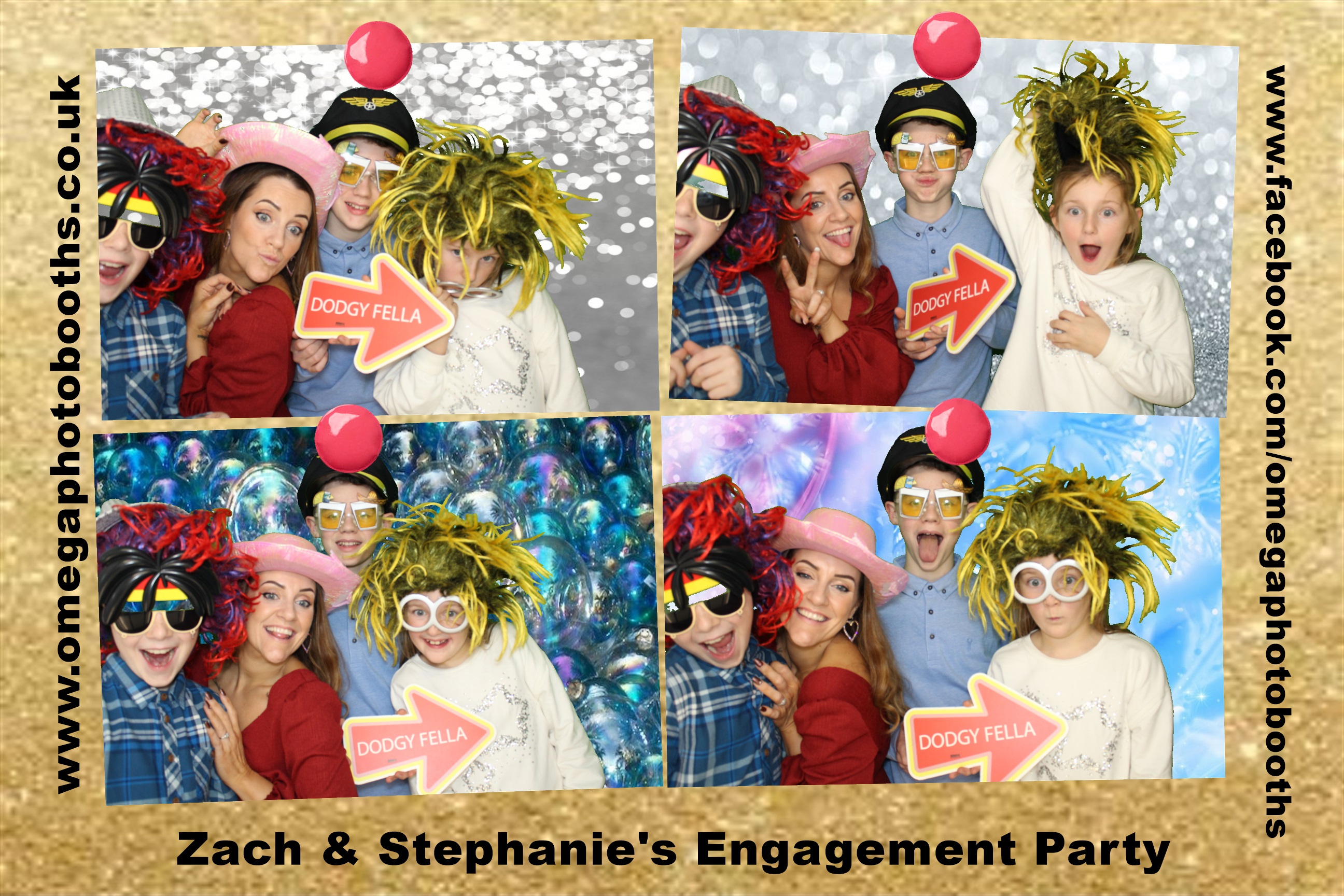 Zach & Steph's Engagement Party | View more photos from the event at gallery.omegaphotobooths.co.uk/u/Omega-Photobooths/Zach-Stephs-Engagement-Party