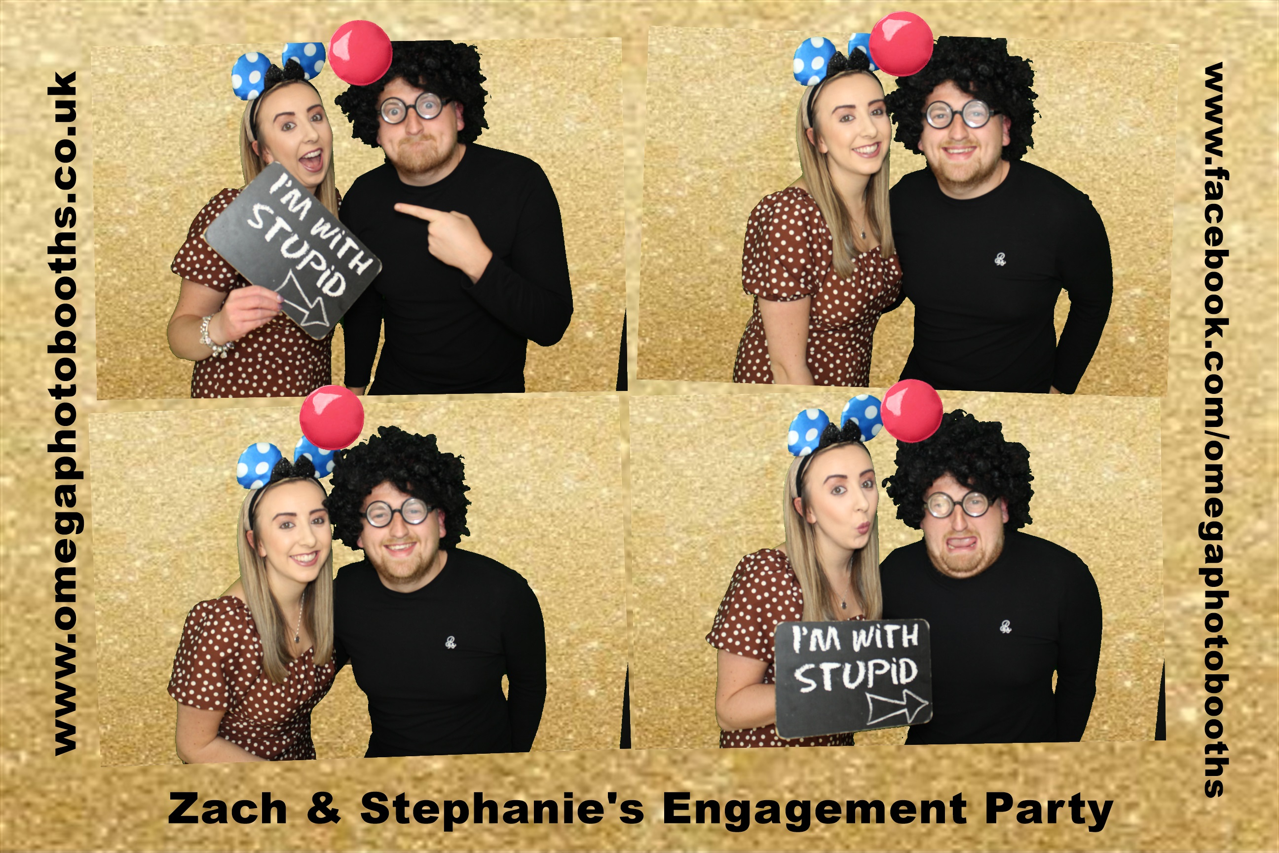Zach & Steph's Engagement Party | View more photos from the event at gallery.omegaphotobooths.co.uk/u/Omega-Photobooths/Zach-Stephs-Engagement-Party