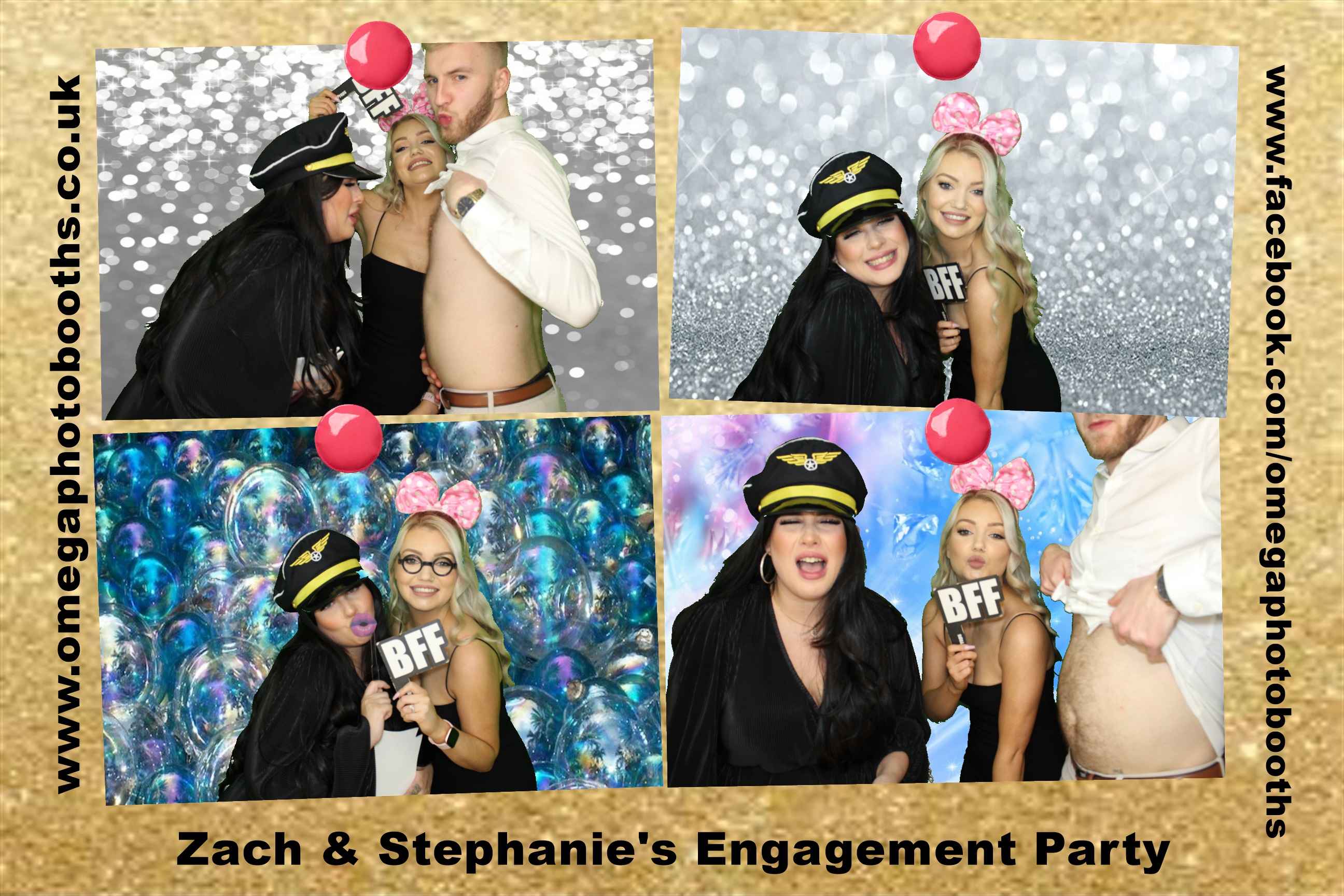 Zach & Steph's Engagement Party | View more photos from the event at gallery.omegaphotobooths.co.uk/u/Omega-Photobooths/Zach-Stephs-Engagement-Party