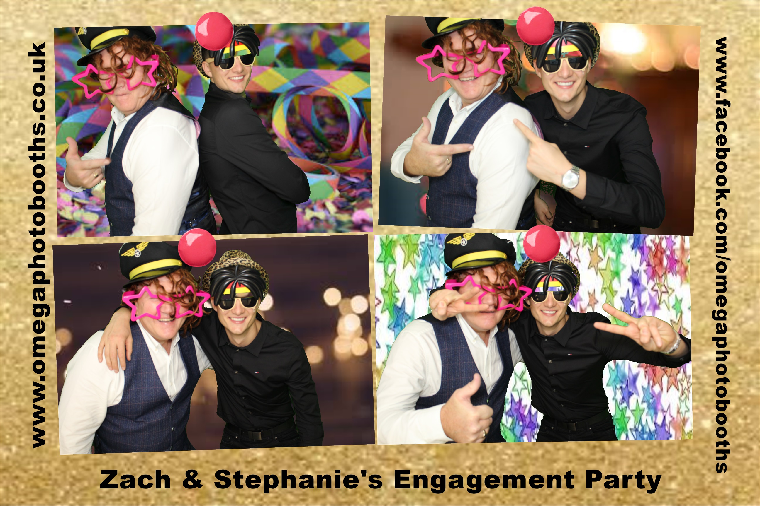 Zach & Steph's Engagement Party | View more photos from the event at gallery.omegaphotobooths.co.uk/u/Omega-Photobooths/Zach-Stephs-Engagement-Party