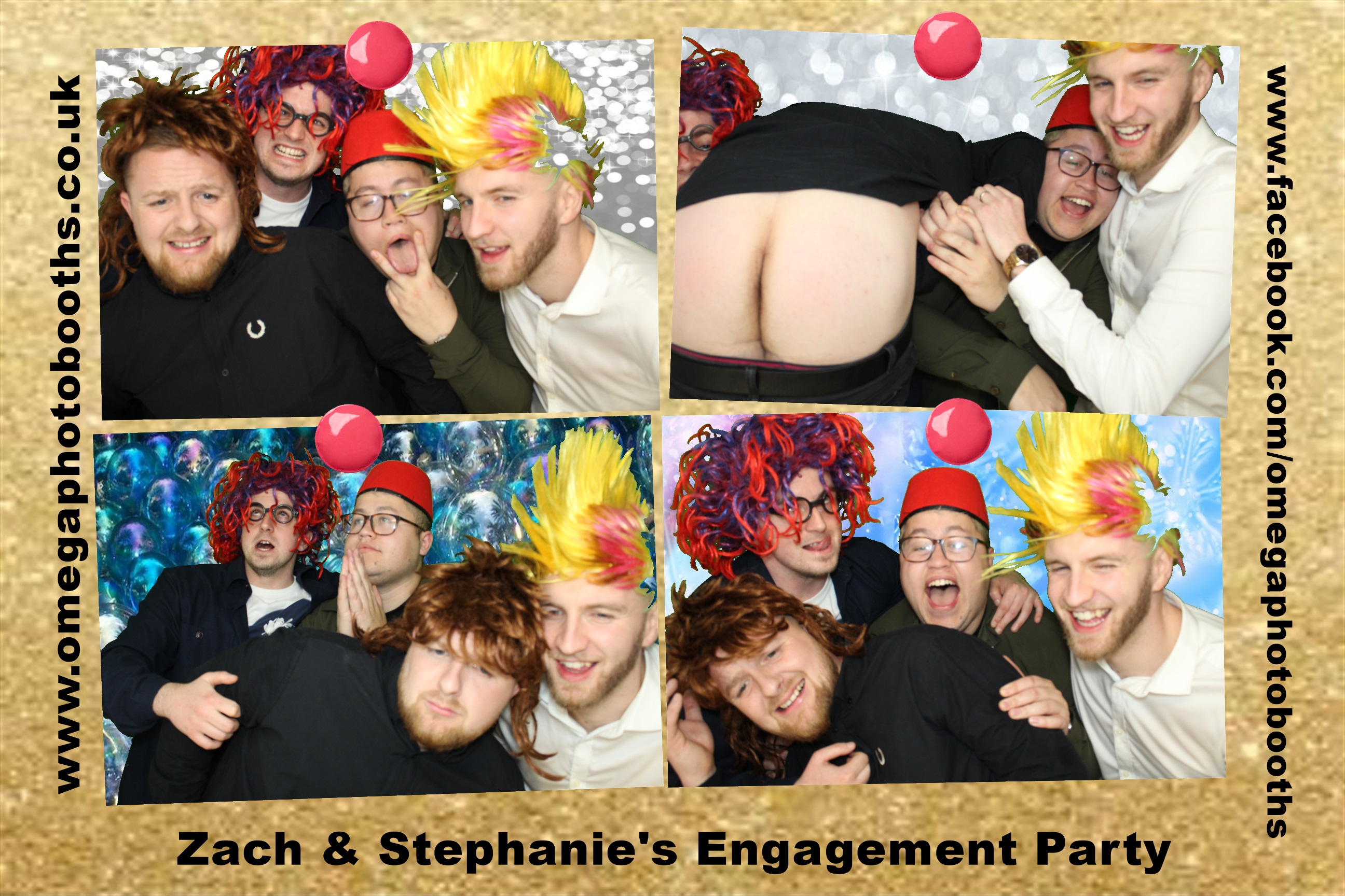 Zach & Steph's Engagement Party | View more photos from the event at gallery.omegaphotobooths.co.uk/u/Omega-Photobooths/Zach-Stephs-Engagement-Party