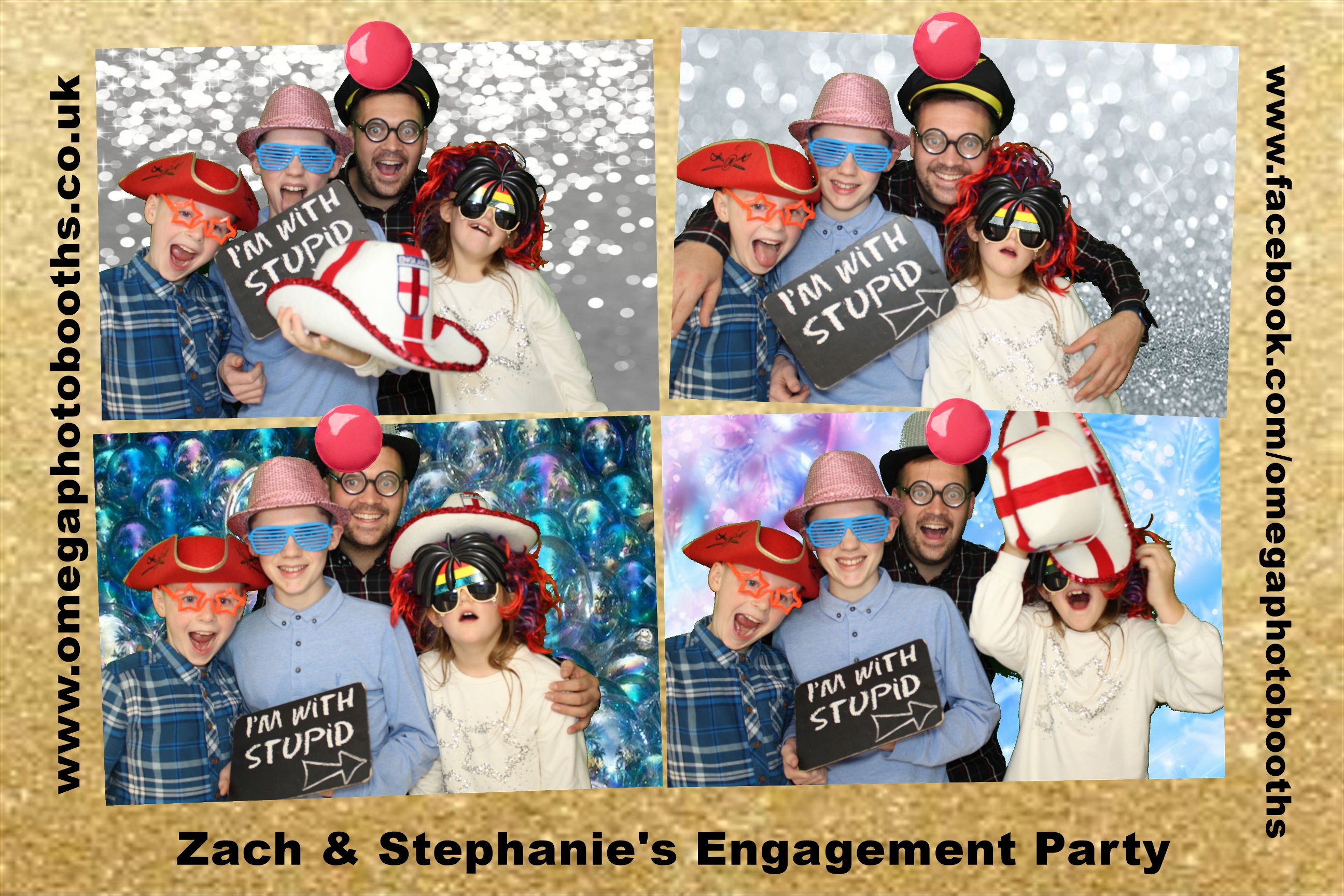 Zach & Steph's Engagement Party | View more photos from the event at gallery.omegaphotobooths.co.uk/u/Omega-Photobooths/Zach-Stephs-Engagement-Party
